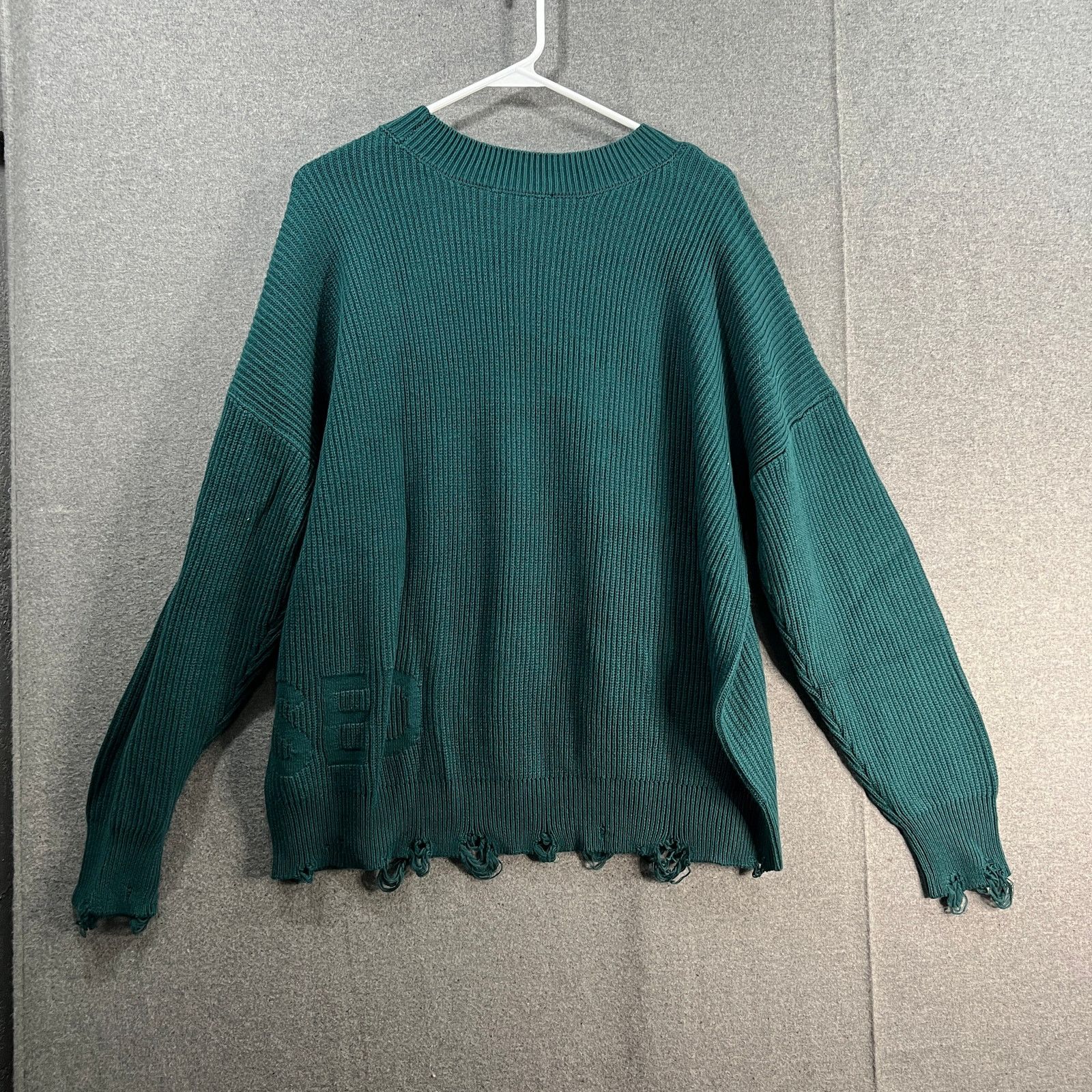 Other Peace Love World Destructed Affirmation Sweater Deep Size M / US 6-8 / IT 42-44 - 1 Thumbnail