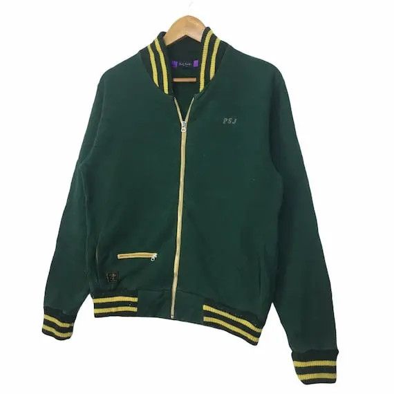 Paul Smith PAUL SMITH Jeans Zip Up Varsity Jacket Sweater Spell Out Size US M / EU 48-50 / 2 - 5 Thumbnail