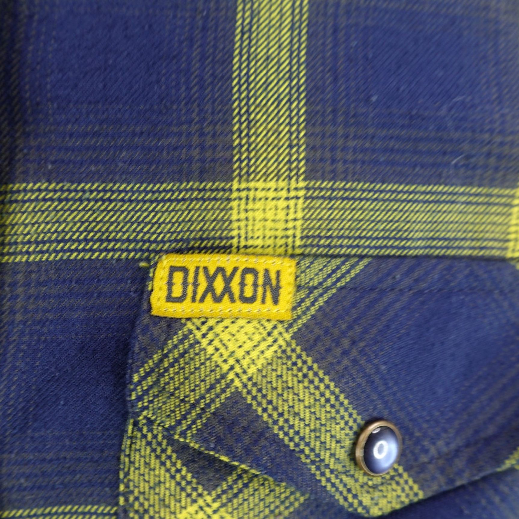 Vintage Dixxon Flannel Shirt Womens Small Blue Yellow Plaid Aim High Pearl Snap Western Shirt Womens Small Blue Yellow Plaid Cowboy Western Size S / US 4 / IT 40 - 4 Thumbnail