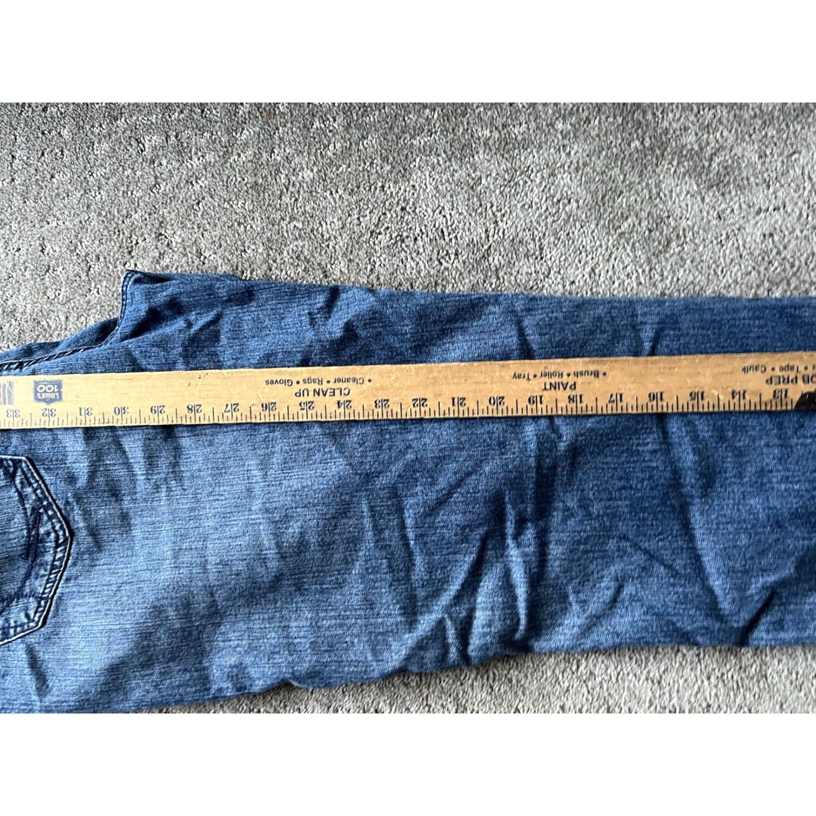 Gloria Vanderbilt Gloria Vanderbilt Jeans Womens Size 12 Blue Straight Leg Amanda Flap Pocket Denim Size 34" / US 12 / IT 48 - 6 Thumbnail