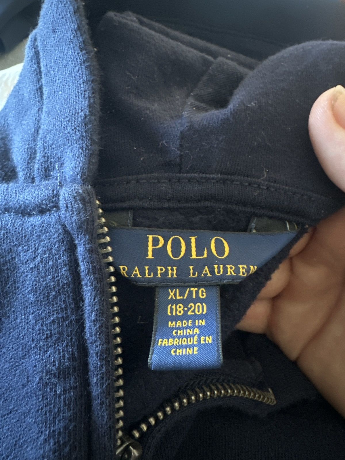 Polo Ralph Lauren navy polo zip up Size US XS / EU 42 / 0 - 2 Thumbnail