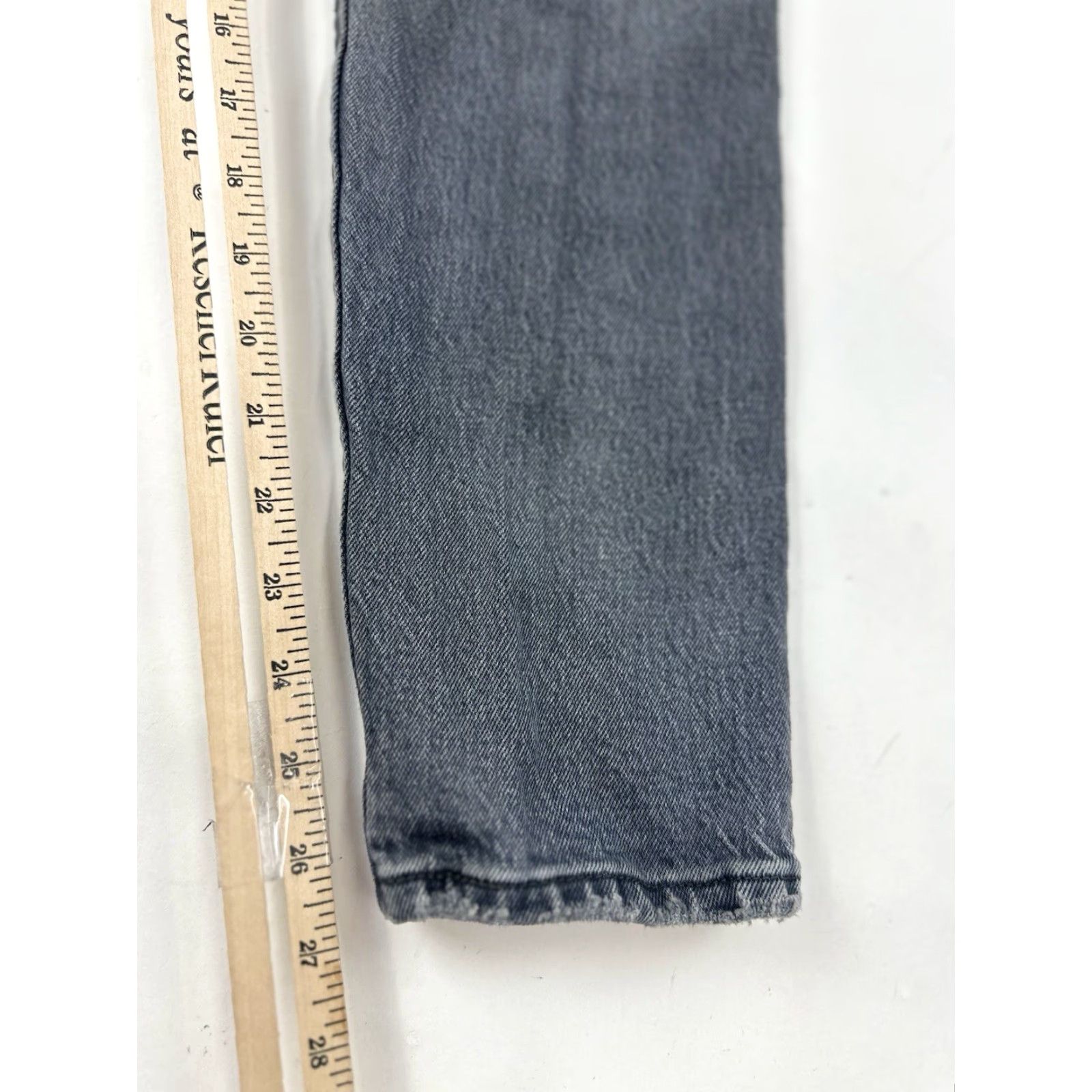 Levi's Levi’s Premium 501 Jeans Women’s 26x28 Ash Black Distressed Tapered Jeans Women's 26 Ash Black Distressed 501 Jeans Womens Size 26" / US 2 / IT 38 - 7 Thumbnail