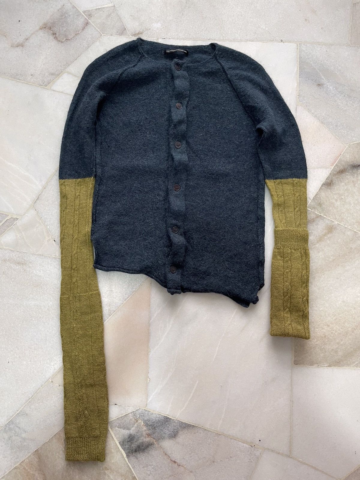 Y's × Yohji Yamamoto 2000s Yohji Yamamoto Ys Very Long Sleeve Knit Size US XS / EU 42 / 0 - 9 Thumbnail