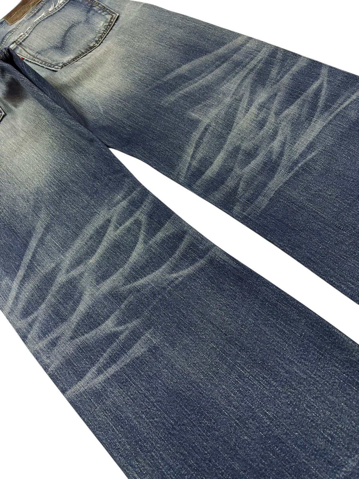 Edwin Vtg Edwin Japan 503 Grunge Distressed Jeans Size US 30 / EU 46 - 7 Thumbnail