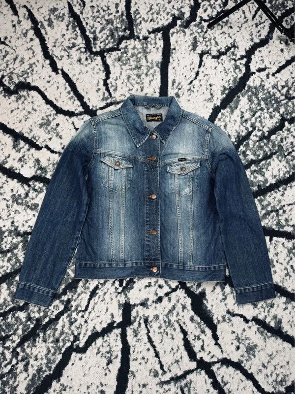 Wrangler Wrangler blue logo denim jacket XL Size XL / US 12-14 / IT 48-50 - 1 Thumbnail