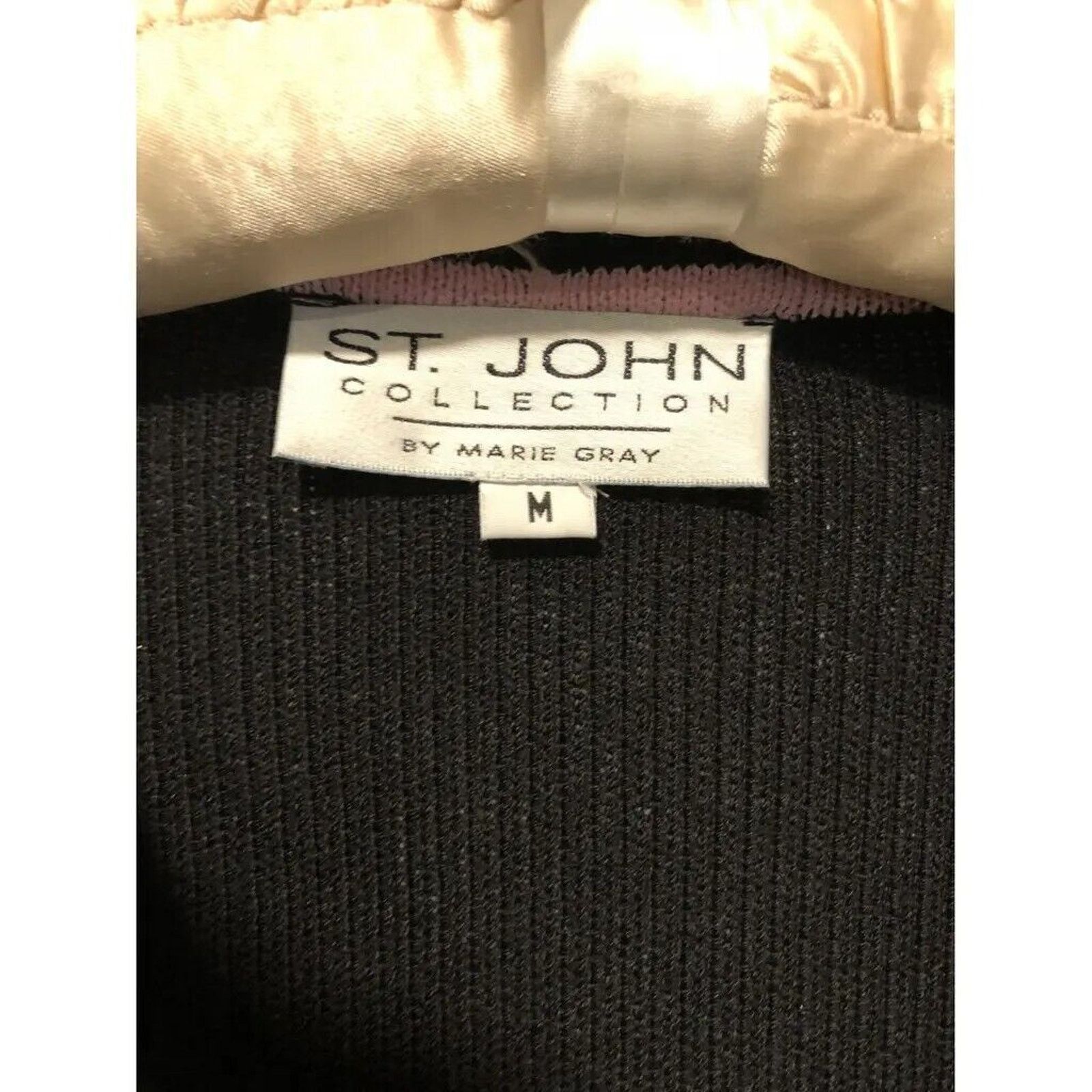 St. John St. John Collection Knit Blazer Sweater Women Black Vintage Size M / US 6-8 / IT 42-44 - 4 Thumbnail