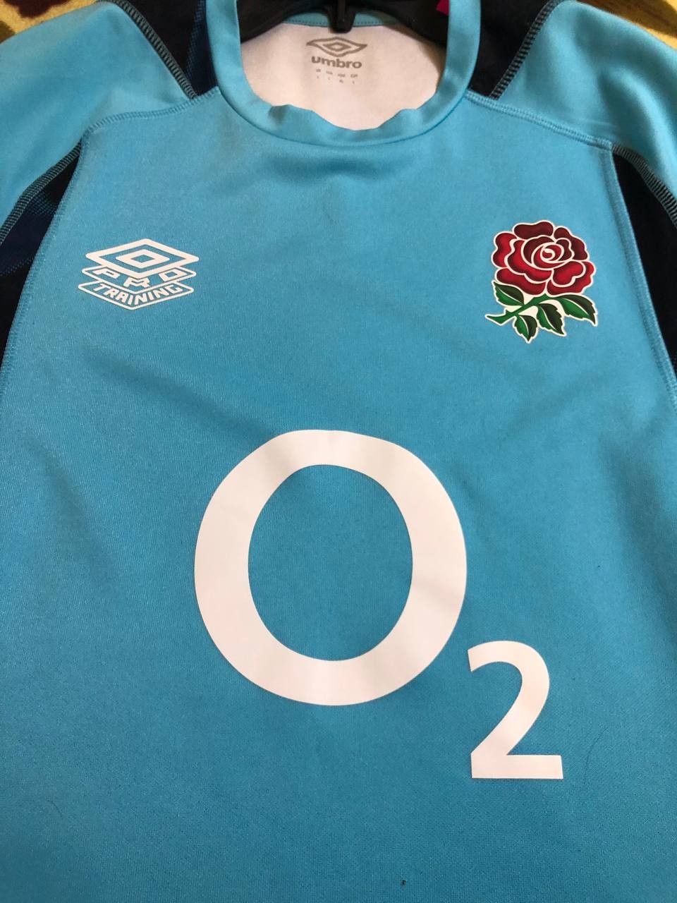 Umbro Umbro England Rugby Shirt Men's Sky Blue tee Size US L / EU 52-54 / 3 - 5 Thumbnail