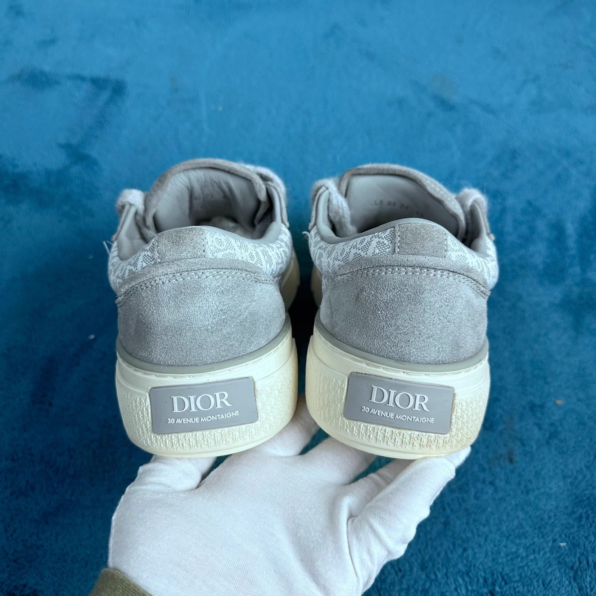 Dior Dior B33 Suede Low-Top Sneaker Gray 43 EU Size US 10 / EU 43 - 4 Thumbnail