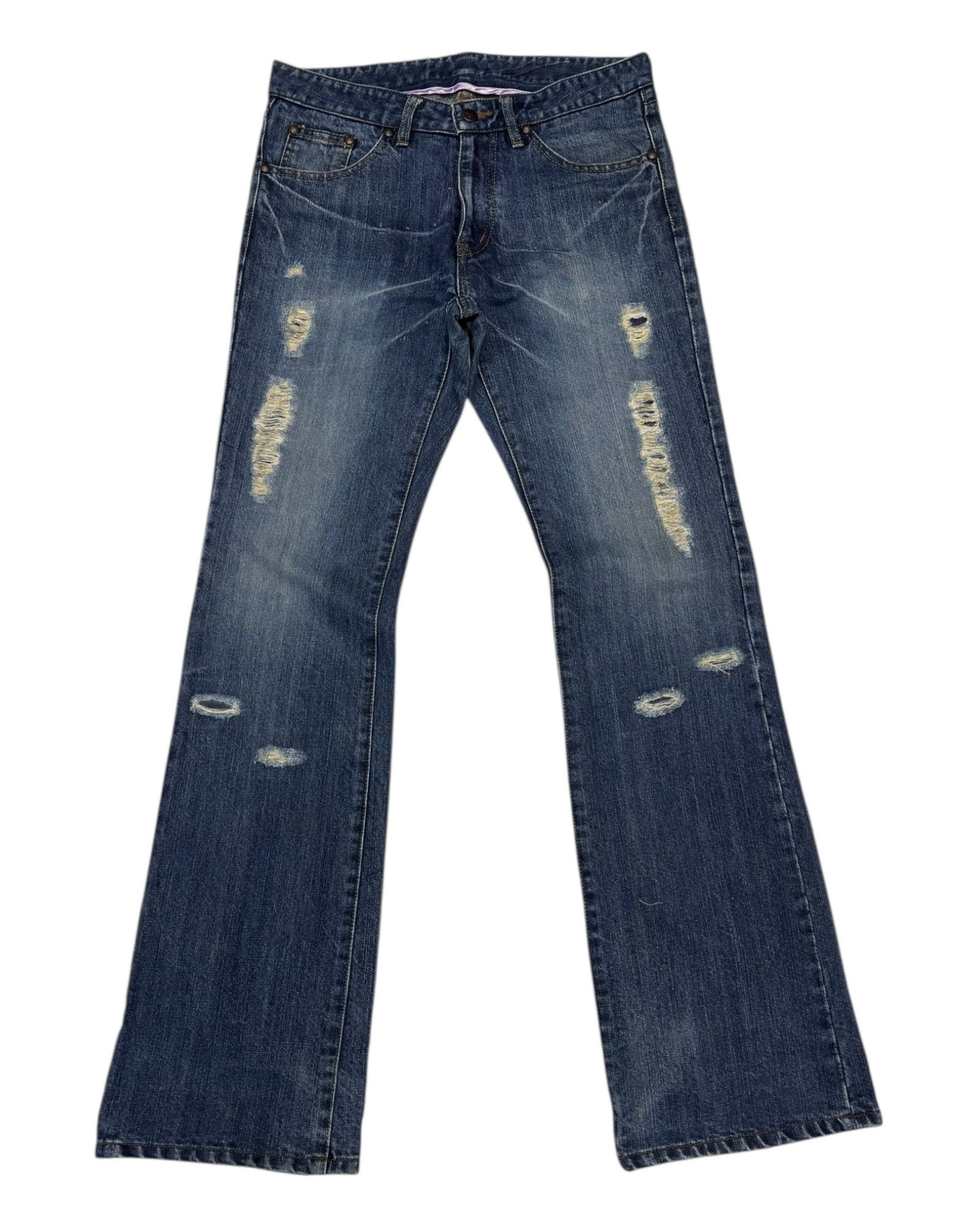 Hysteric Glamour × If Six Was Nine × Tornado Mart CUSTOM CULTURE FLARE JEANS Size US 32 / EU 48 - 2 Thumbnail