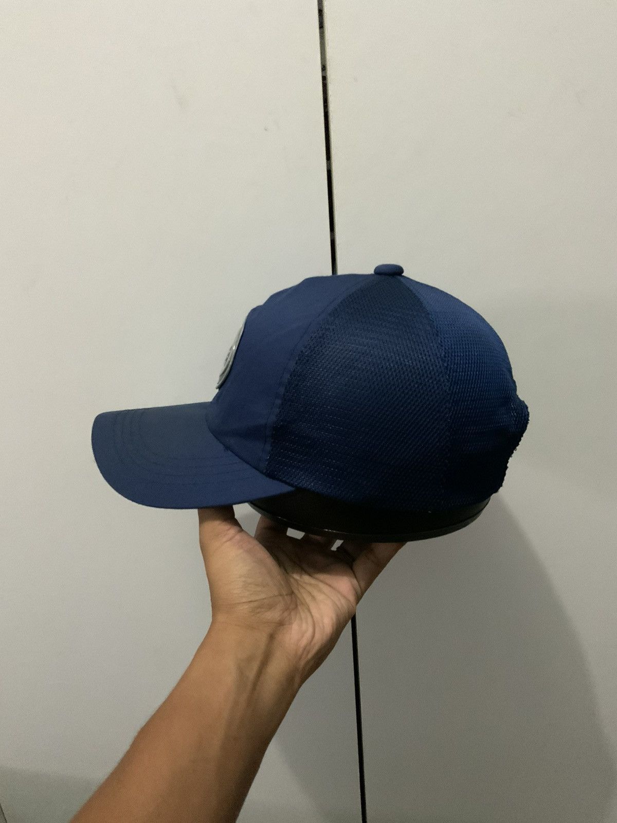 Vintage Vintage Esso Indigo Patches Trucker Hat Size ONE SIZE - 2 Thumbnail