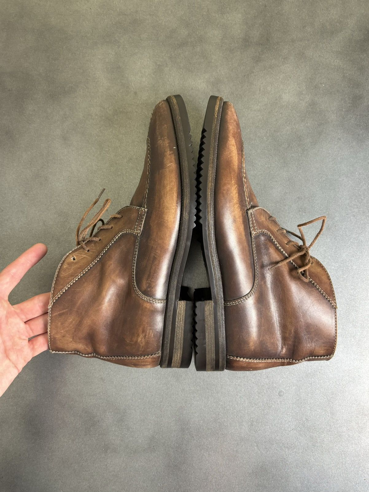 Brioni × Designer Brioni Boots 41 Brogues Chelsea Dress Leather Moc Paraboot Size US 8.5 / EU 41-42 - 11 Thumbnail