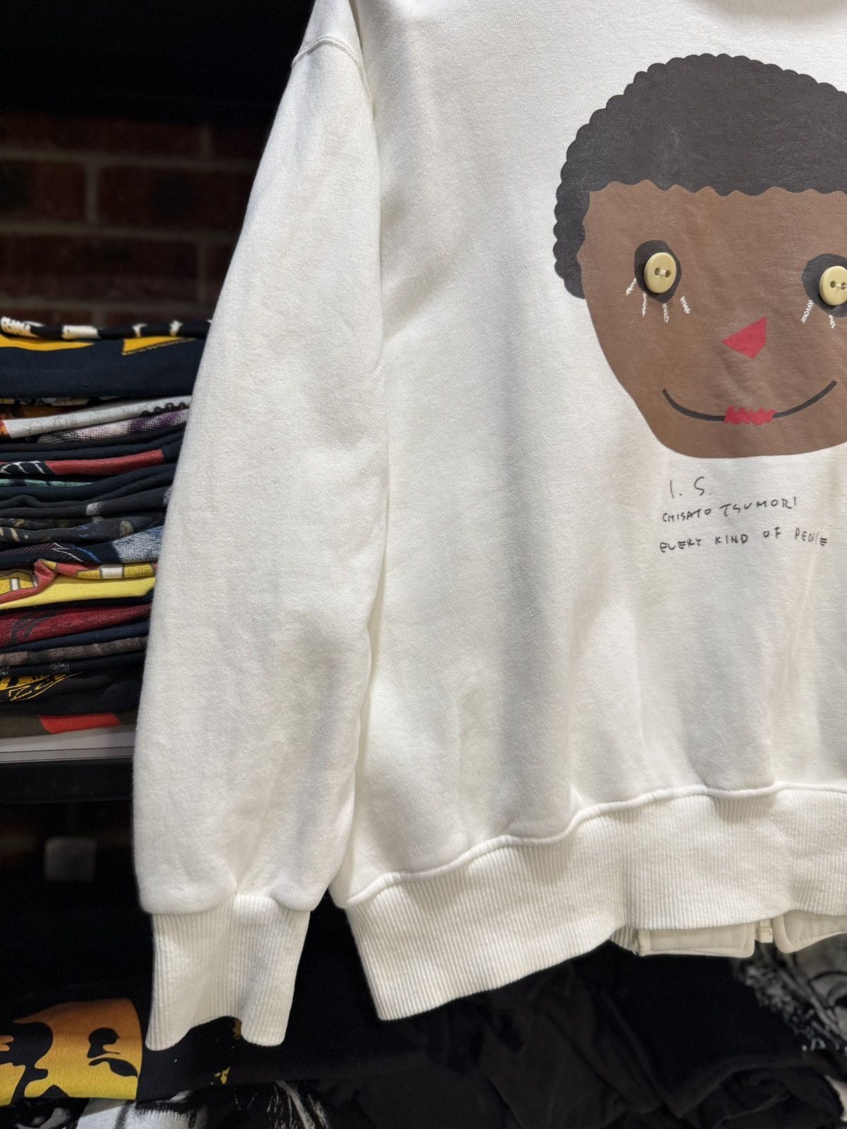 Issey Miyake Vintage 90s IS Tsumori Chisato Every Kind Of People Hoodie Size US M / EU 48-50 / 2 - 4 Thumbnail
