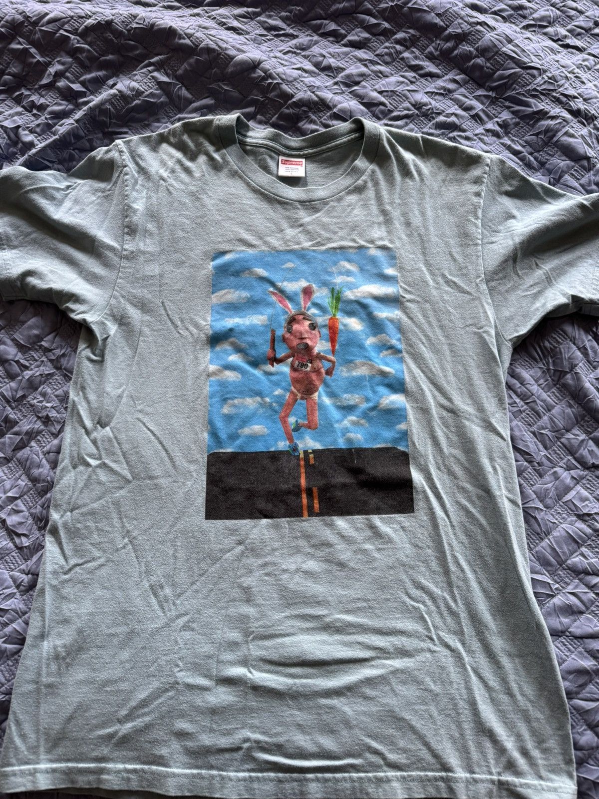 Supreme Supreme Mike Hill Running Tee Slate Size US L / EU 52-54 / 3 - 1 Thumbnail