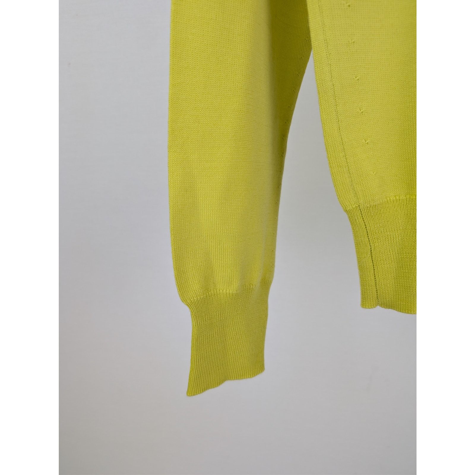 Tom Ford o1rshd1 V-Neck Knitwear Crewneck Sweatshirt Sweater Yellow Size US M / EU 48-50 / 2 - 6 Thumbnail