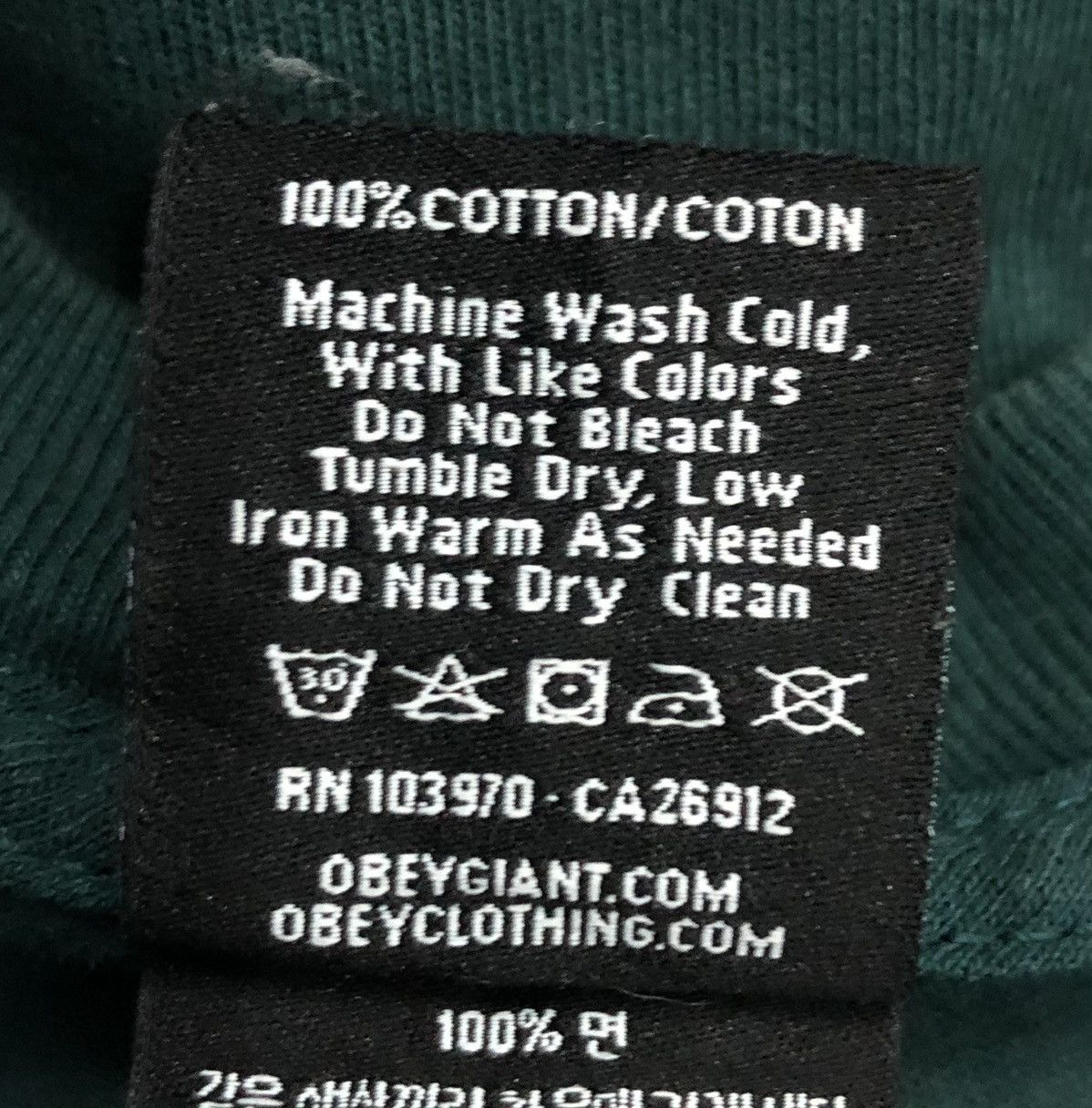 Obey Vintage Obey International Made In Usa T-Shirt Size US L / EU 52-54 / 3 - 9 Thumbnail