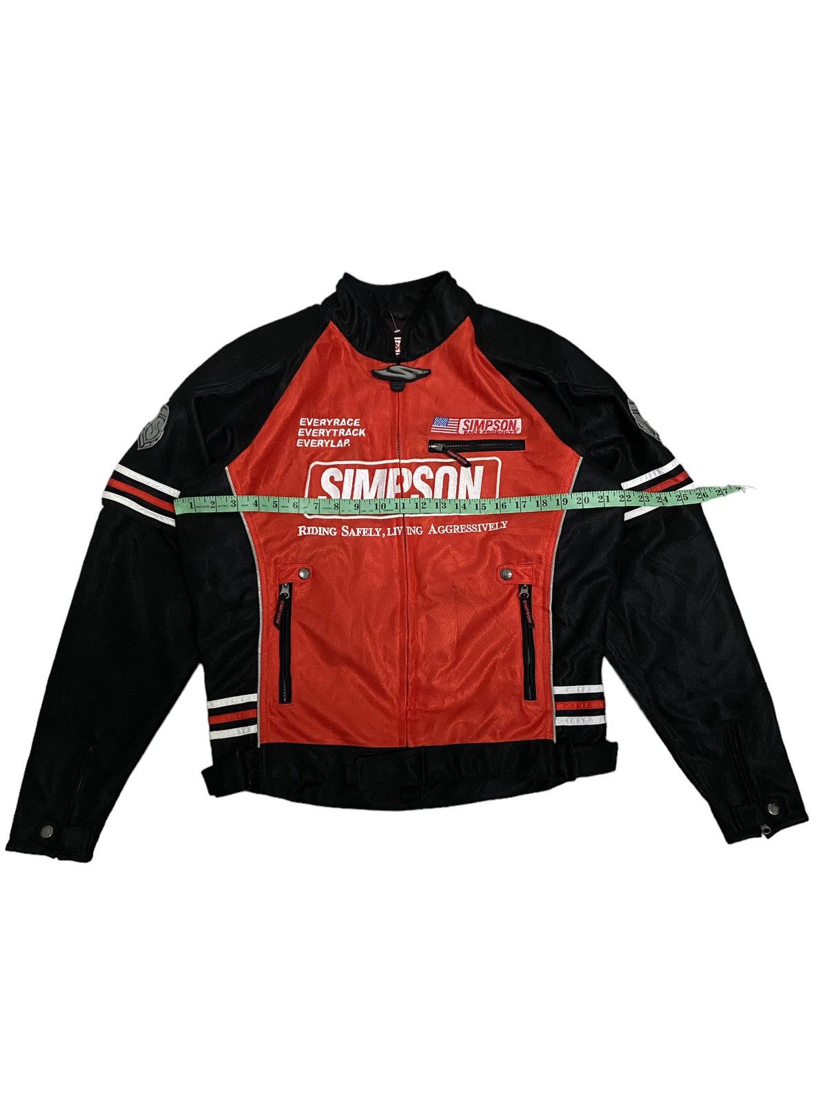 Sports Specialties × Vintage Offer‼️Vintage Simpson Racing Motorsport Biker Jacket Size US L / EU 52-54 / 3 - 16 Thumbnail