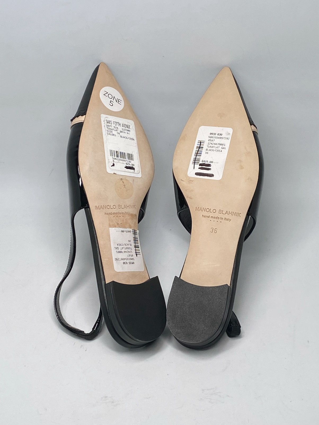 Manolo Blahnik Manolo Blahnik Leather Slingback Flats size 36 Size US 6 / IT 36 - 10 Thumbnail