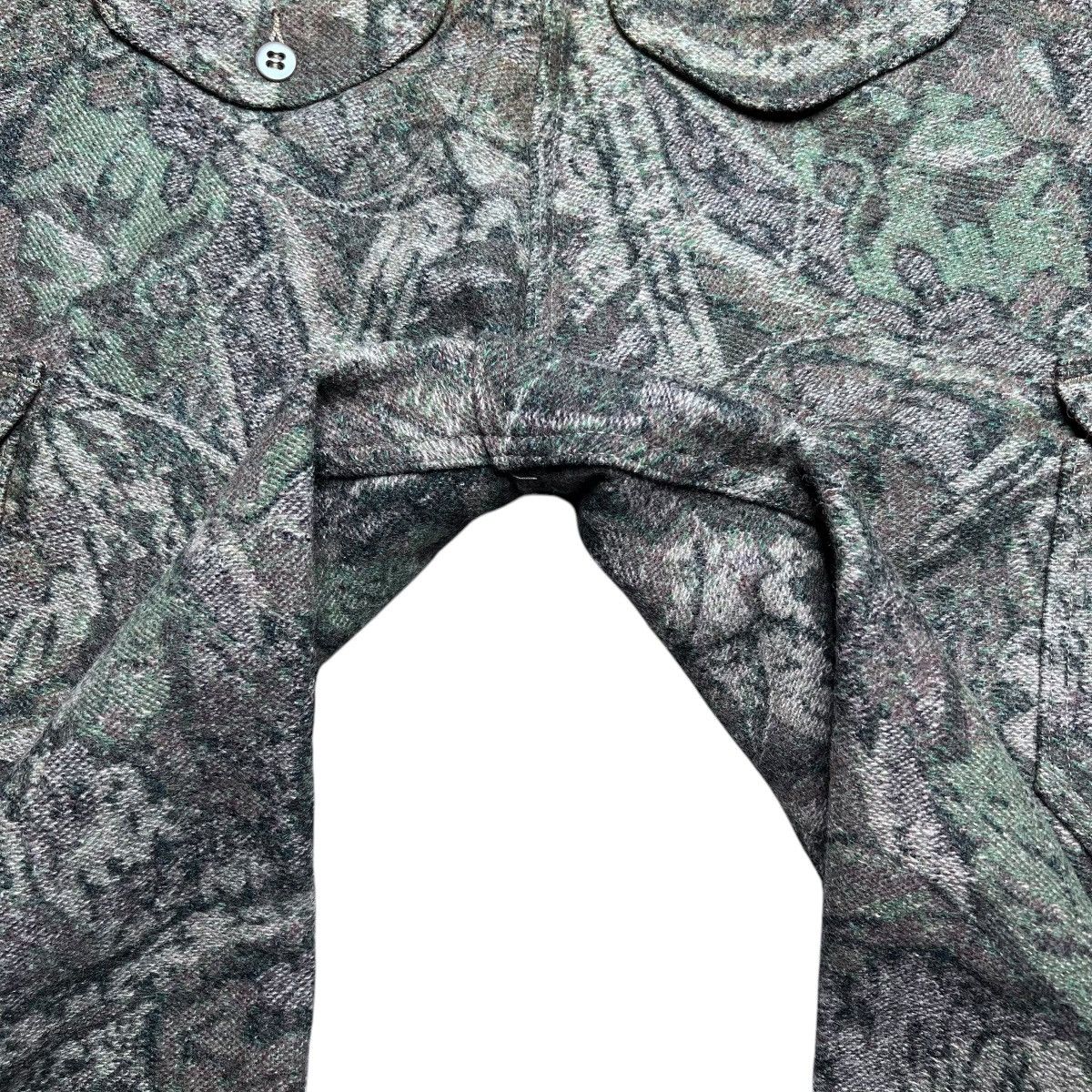 Filson × Vintage Vtg C.C. Filson Mackinaw Wool Advantage Timber Camo Overalls Size US 30 / EU 46 - 17 Thumbnail