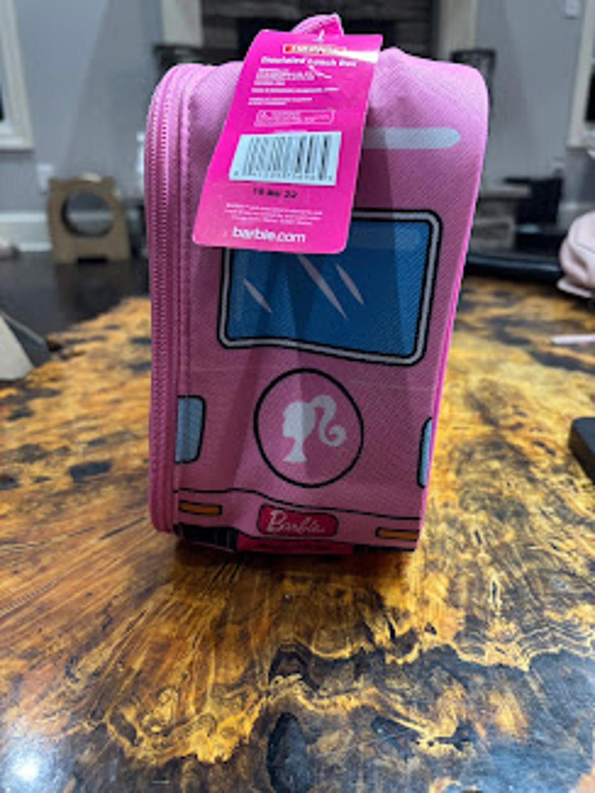 Other Thermos Barbie Pink Bus Lunch Bag - 100% PVC Free Size ONE SIZE - 4 Thumbnail