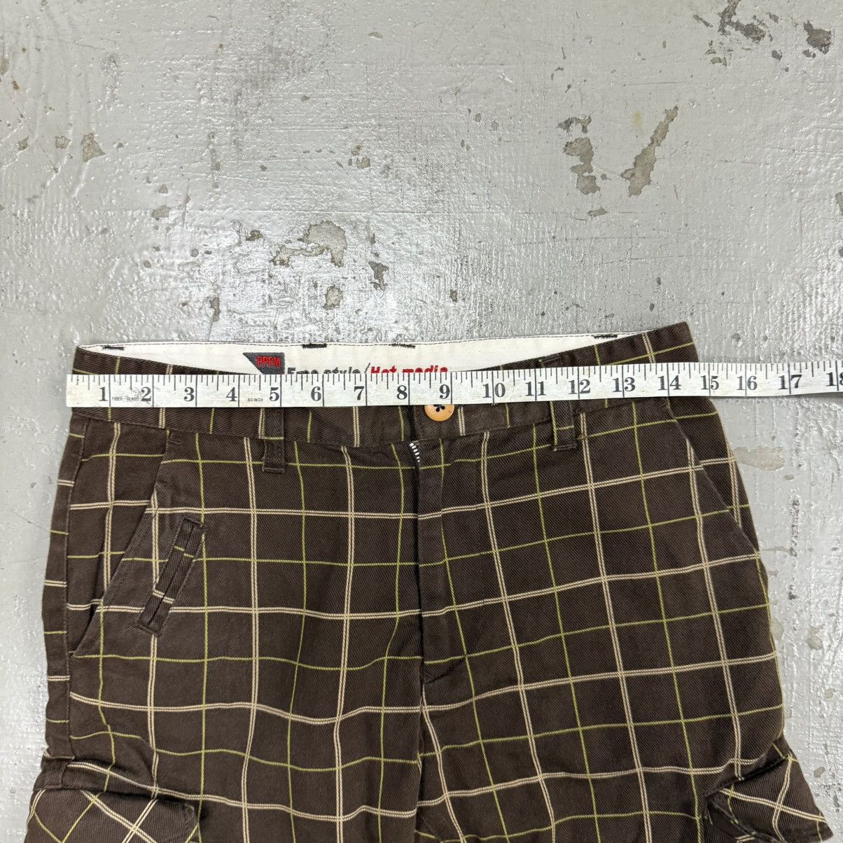 PPFM PPFM Bondage Cargo Plaid Tartan Pants Size US 29 - 5 Thumbnail