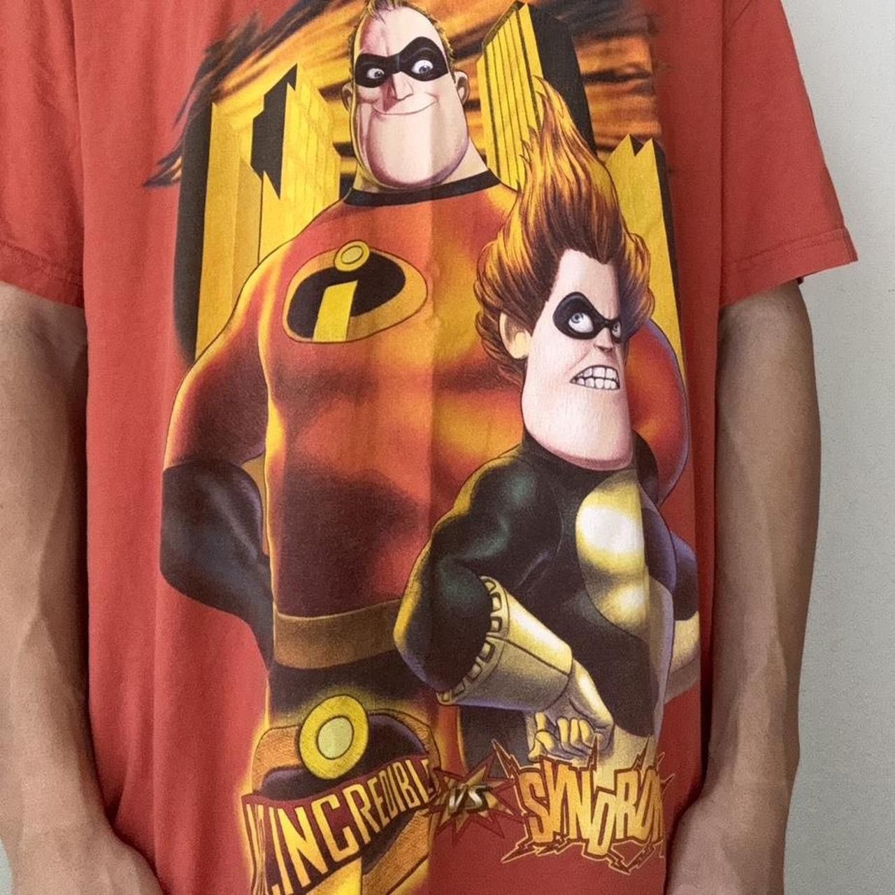 Disney Vintage Disney The Incredibles Movie Promo Graphic Tee Shirt Size US XXL / EU 58 / 5 - 4 Thumbnail