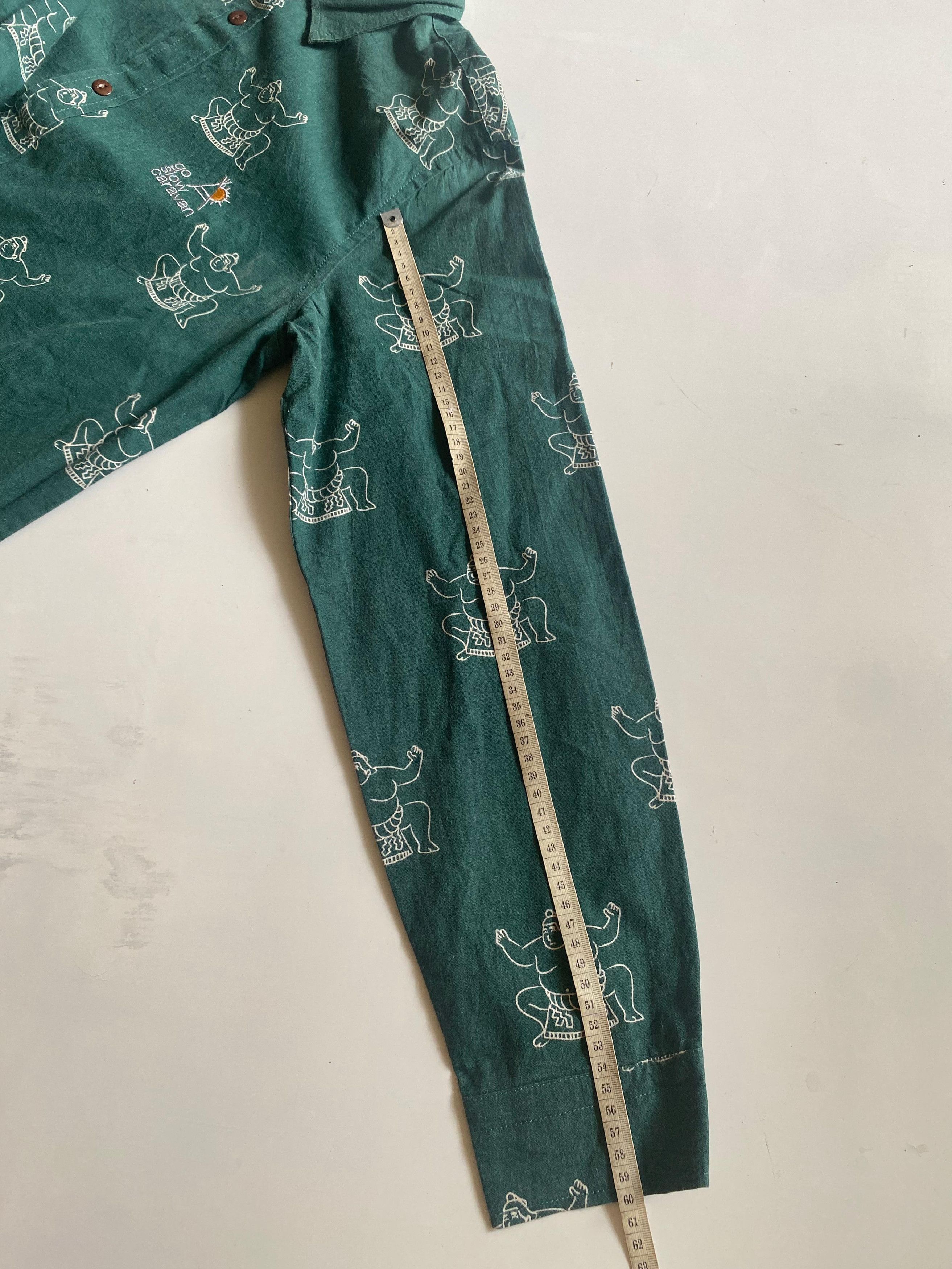 Issey Miyake Japanese Go slow caravan Sumo shirt Size US L / EU 52-54 / 3 - 4 Thumbnail
