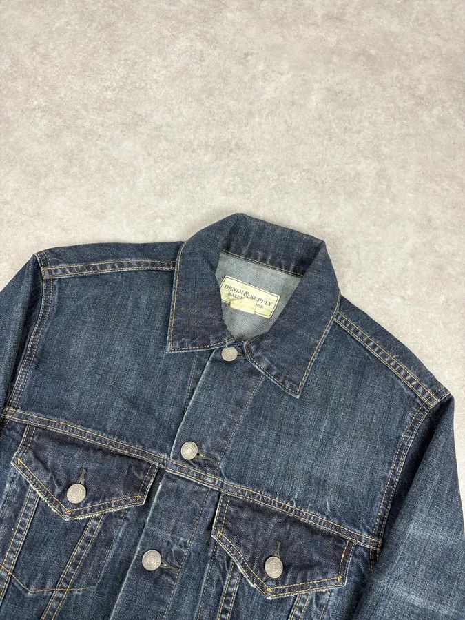 Polo Ralph Lauren Ralph Lauren Denim & Supply Faded Blue Denim Trucker Jacket Size US S / EU 44-46 / 1 - 6 Thumbnail