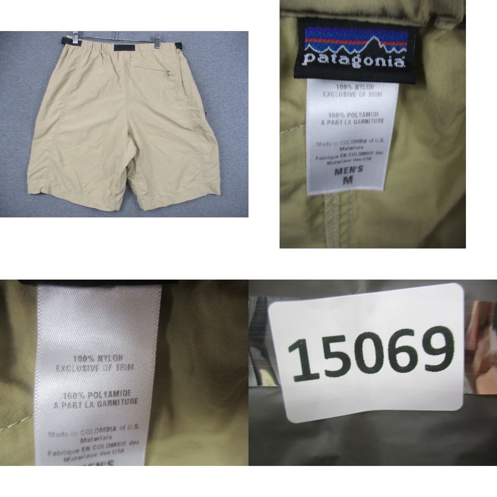 Patagonia Patagonia Belted Trail Shorts Medium Beige Nylon Cargo Outdoor Hiking Camping Mens Regular M Beige Logo Vintage: No Size US 31 - 8 Thumbnail