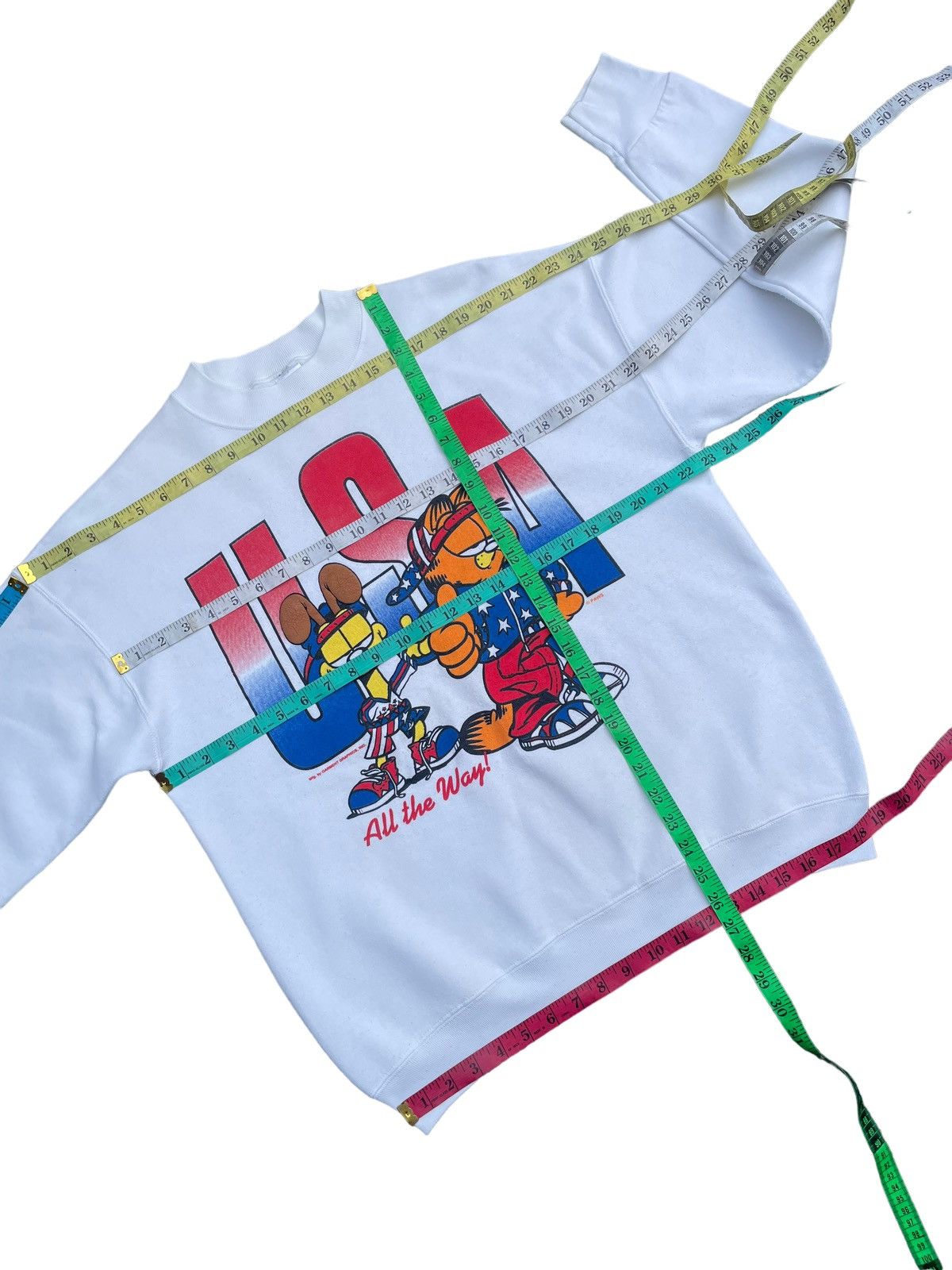 Vintage Vintage Grafield & Odie Usa All the Way Crewneck Size US L / EU 52-54 / 3 - 11 Thumbnail