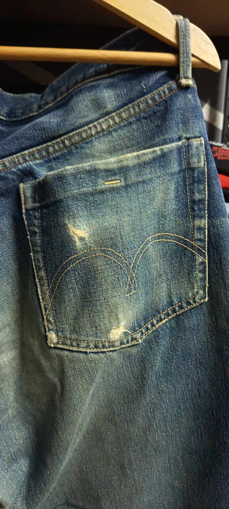 Hysteric Glamour Hysteric Glamour Distressed Selvedge Jeans 33 Japan Vintage Size US 33 - 7 Thumbnail