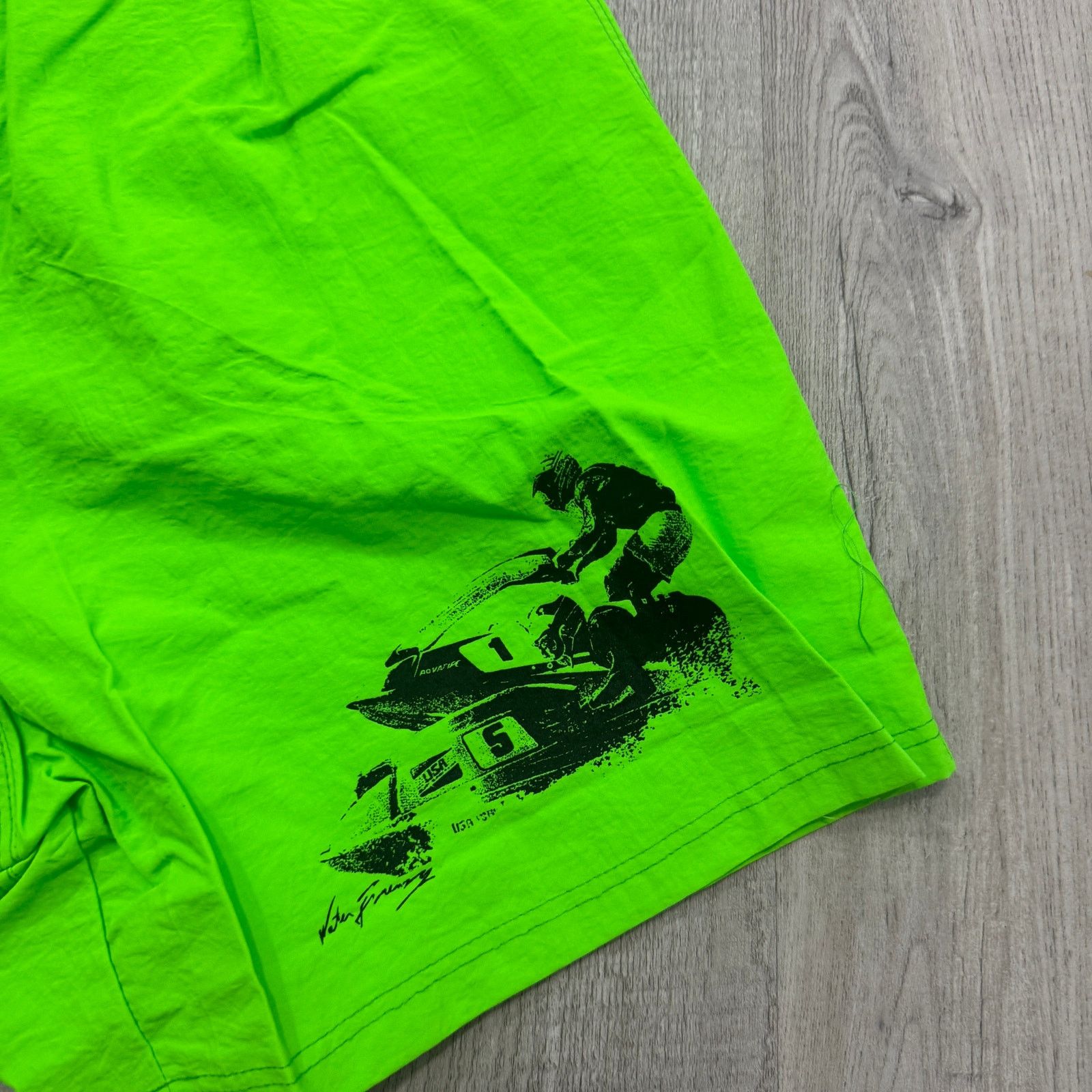 Vintage NEW Vintage USA Sport Surf Shorts Mens Small Green 80s Size US 26 / EU 42 - 3 Thumbnail