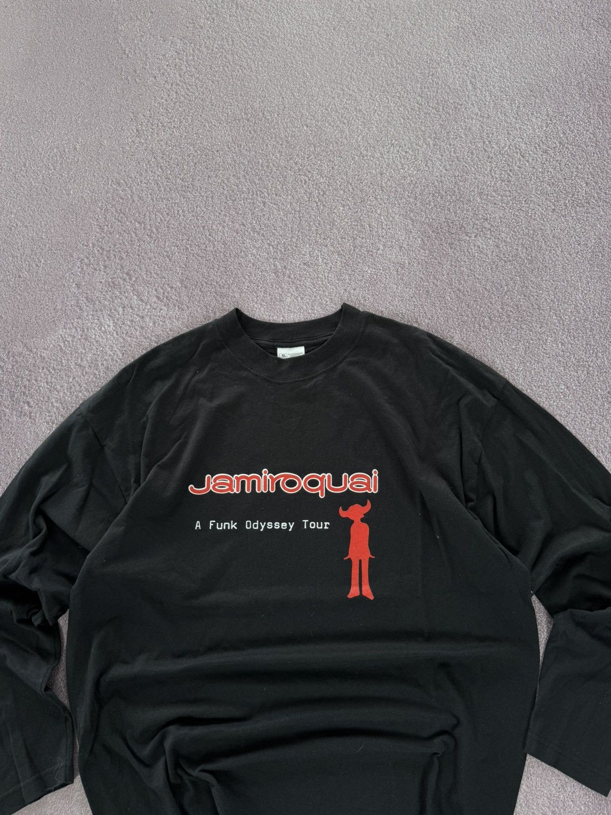 Band Tees Vintage 2002 Jamiroquai A Funk Odyssey Tour T Shirt Rare Size US XL / EU 56 / 4 - 3 Thumbnail