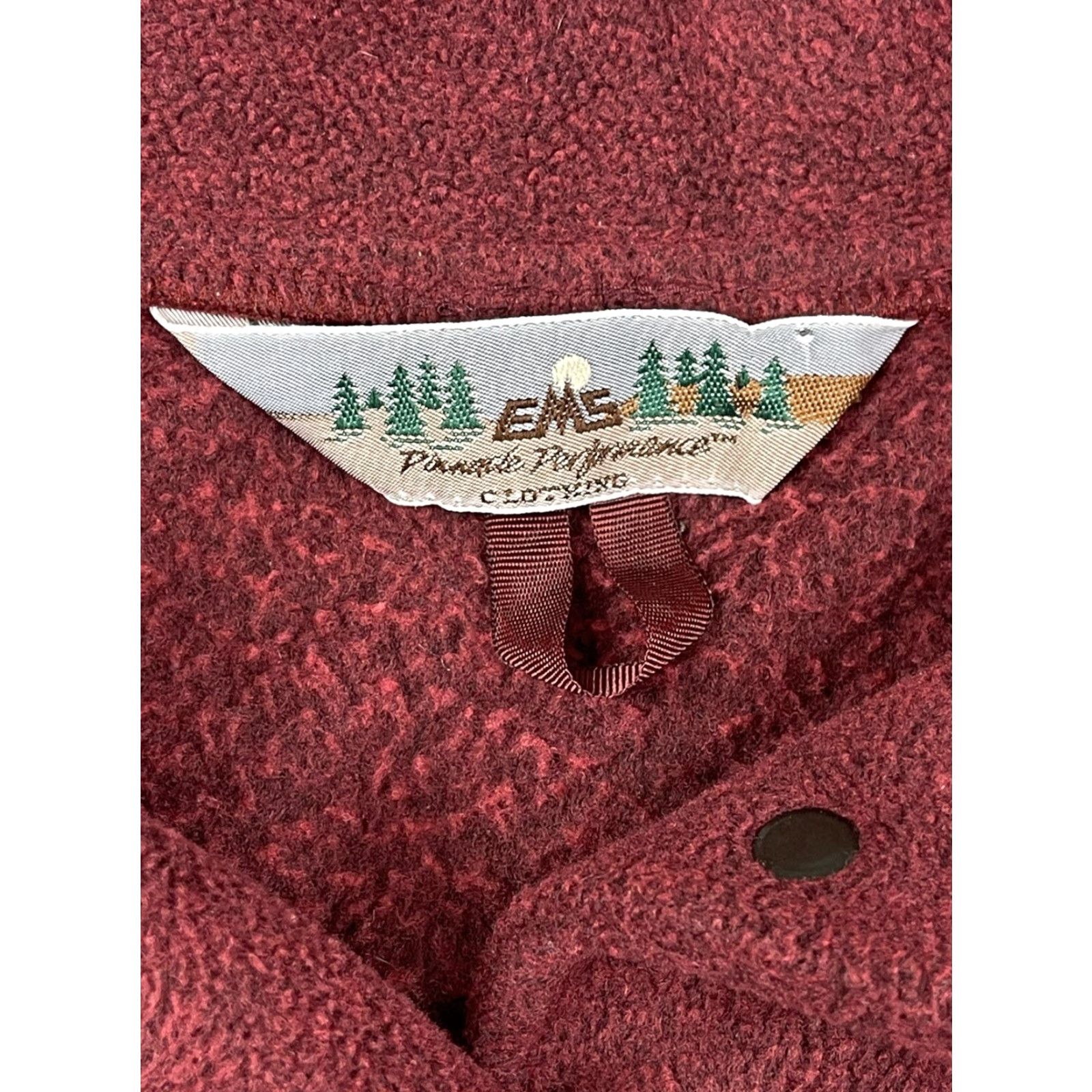 Eastern Mountain Sports VINTAGE EASTERN MOUNTAIN SPORTS XL Fleece Pullover Snap Red Men Pullover Ski Retro 90s Embroidered Logo Pockets Size US XL / EU 56 / 4 - 3 Thumbnail