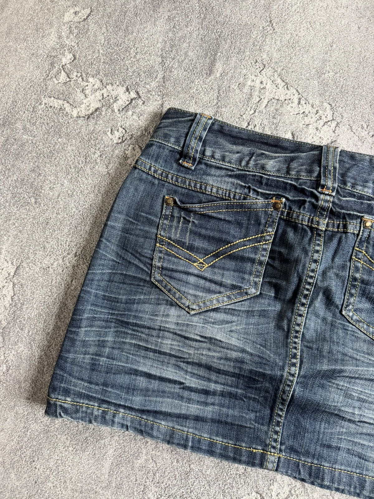Japanese Brand Y2K avantgarde denim mini skirt hysteric glamour japanese Size 27" / US 4 / IT 40 - 3 Thumbnail