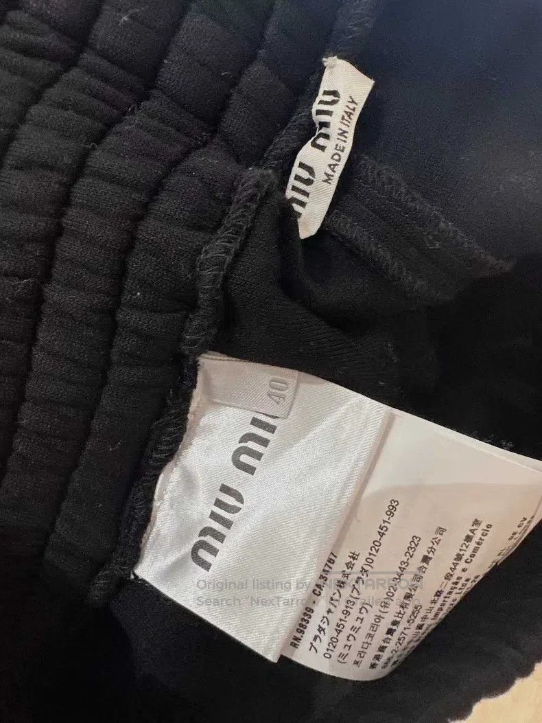 Miu Miu Miu Miu 40 Flash drill pants Size 39" - 4 Thumbnail