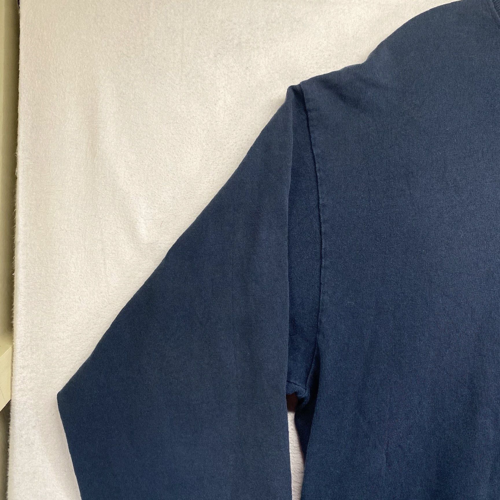 Vintage VINTAGE Cotton Deluxe Men's Pitt Panthers Embroidered Blue Mock Neck Knit Shirt Large Sports 90s Fans Size US L / EU 52-54 / 3 - 7 Thumbnail