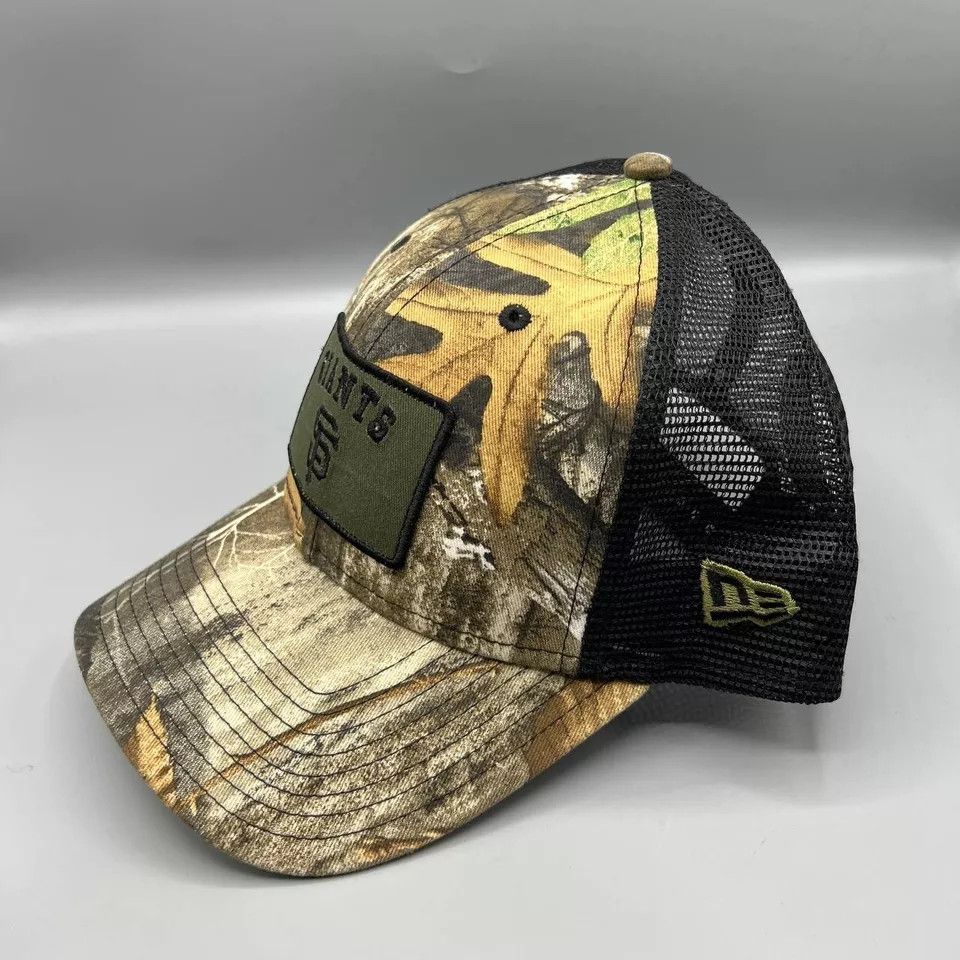 New Era San Francisco Giants Trucker Hat Men Camo Snap Back Cap New Size ONE SIZE - 2 Thumbnail