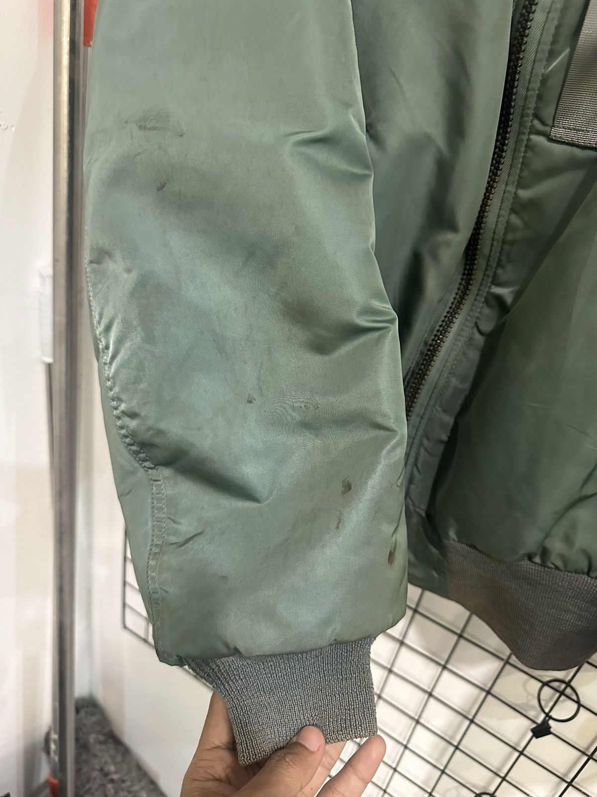Alpha Industries × Vintage Vintage MA-1 Alpha Industries Bomber Jacket Size US M / EU 48-50 / 2 - 7 Thumbnail