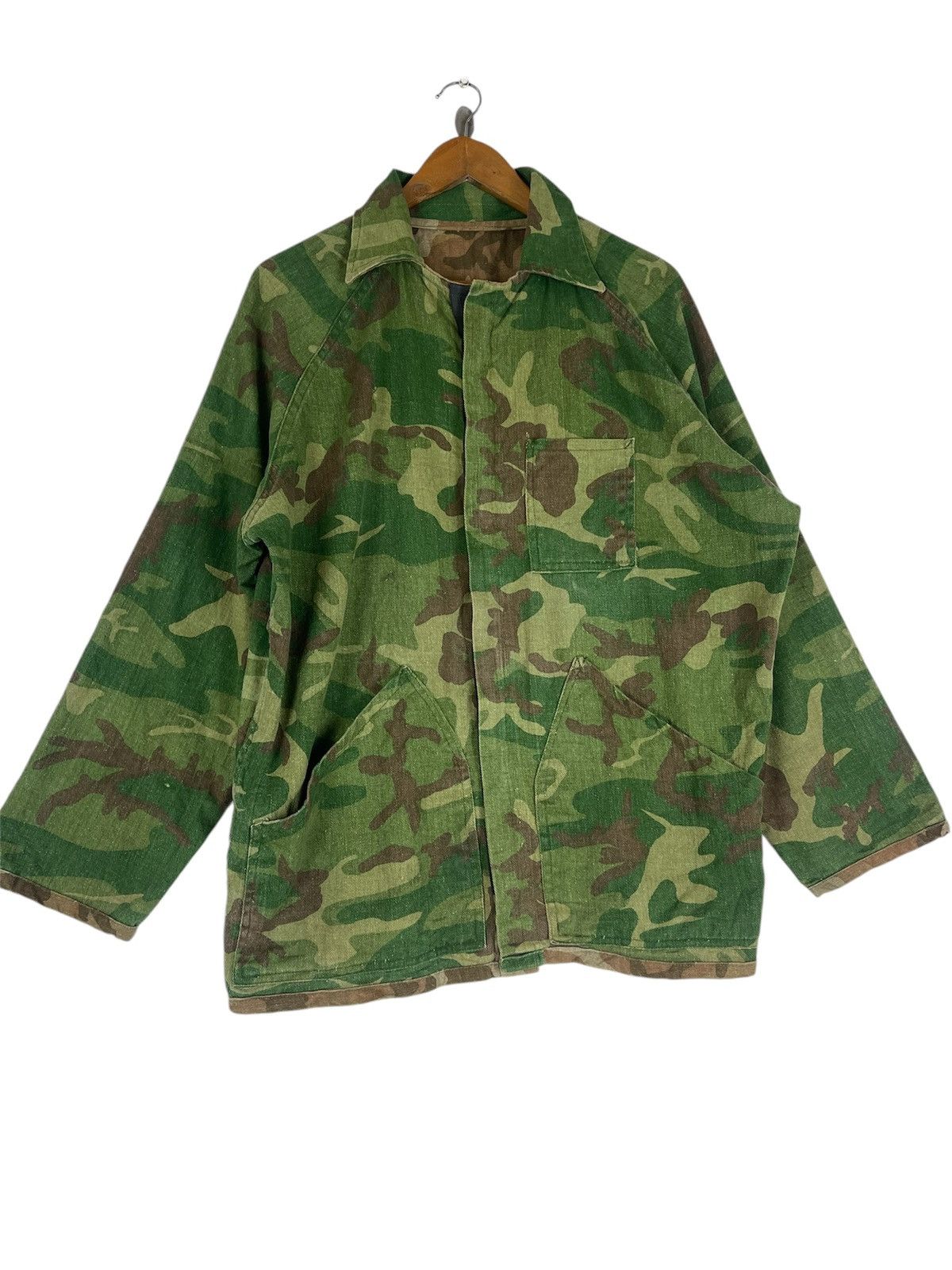 Vintage U.S ARMY REVERSIBLE MILITARY JACKET Size US XL / EU 56 / 4 - 4 Thumbnail