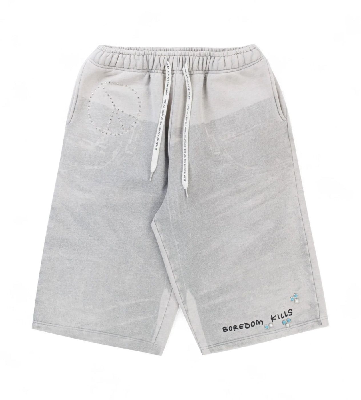 Other Boredom Kills Denim Print Sweats shorts Size US 30 / EU 46 - 1 Thumbnail