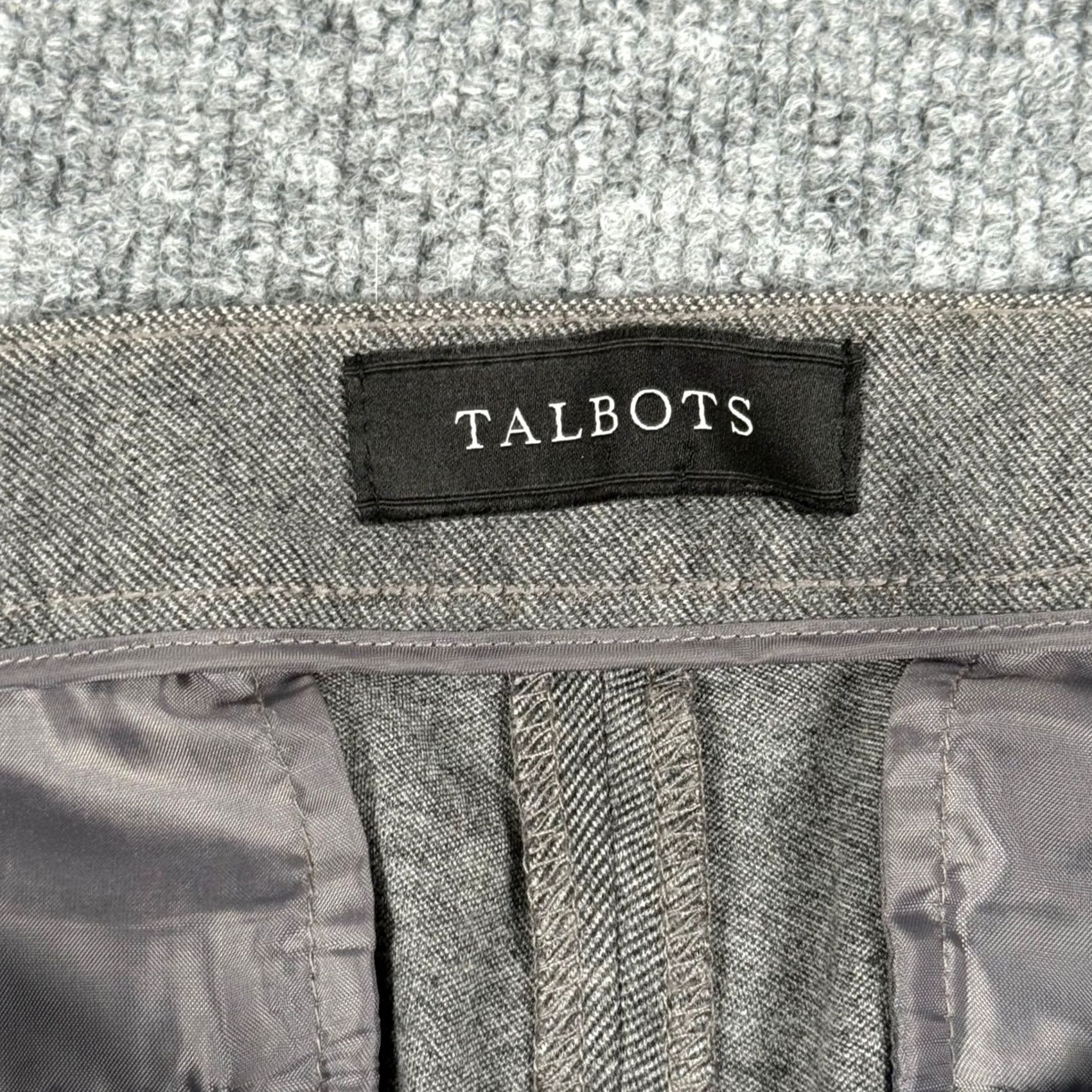 Talbots Talbots Pants Skinny Ankle Gray Women's 8 Stretch Pockets Zip Button Work Casual Knit Mid Rise Inseam 29 in Slim Size 30" / US 8 / IT 44 - 5 Thumbnail