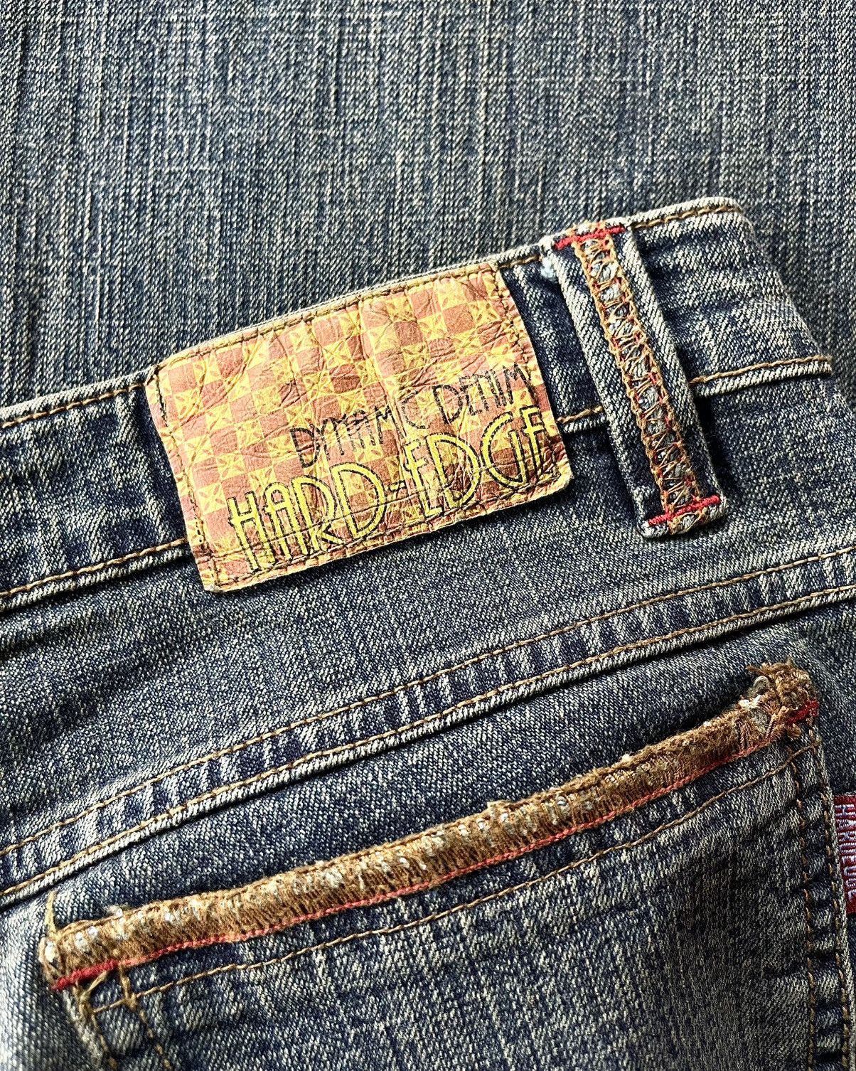 Hard Edge Mud Wash Flare Jean