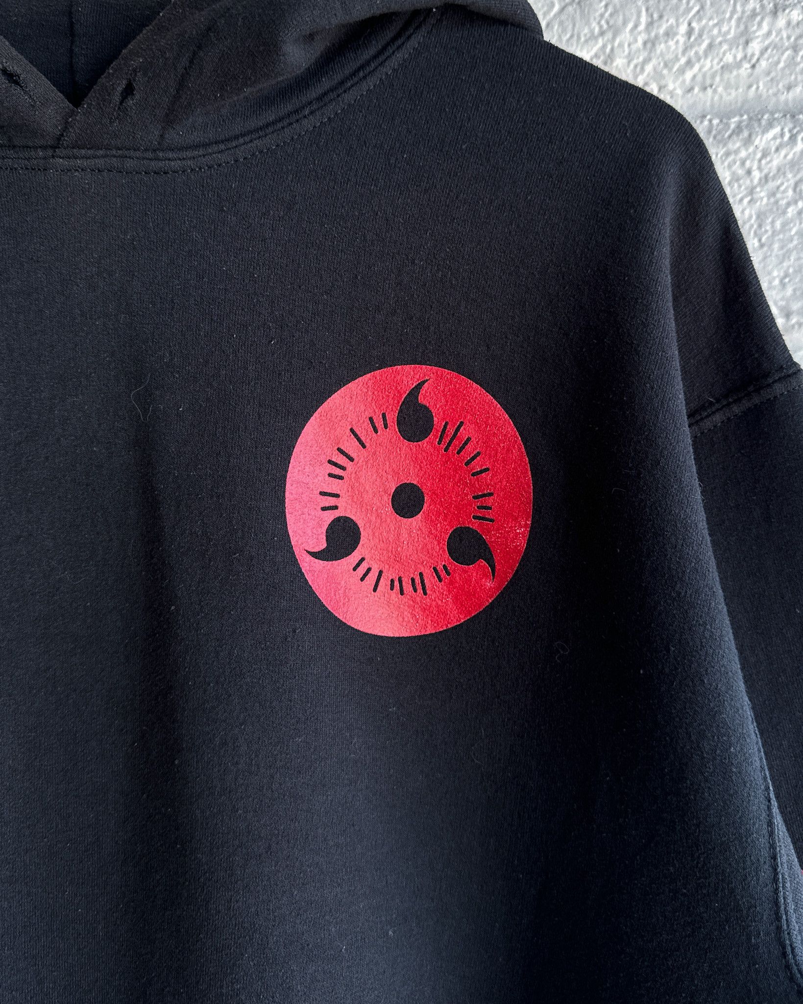 Vintage Naruto Shippuden Sasuke Uchiha Sharingan Hoodie Black M Size US M / EU 48-50 / 2 - 3 Thumbnail