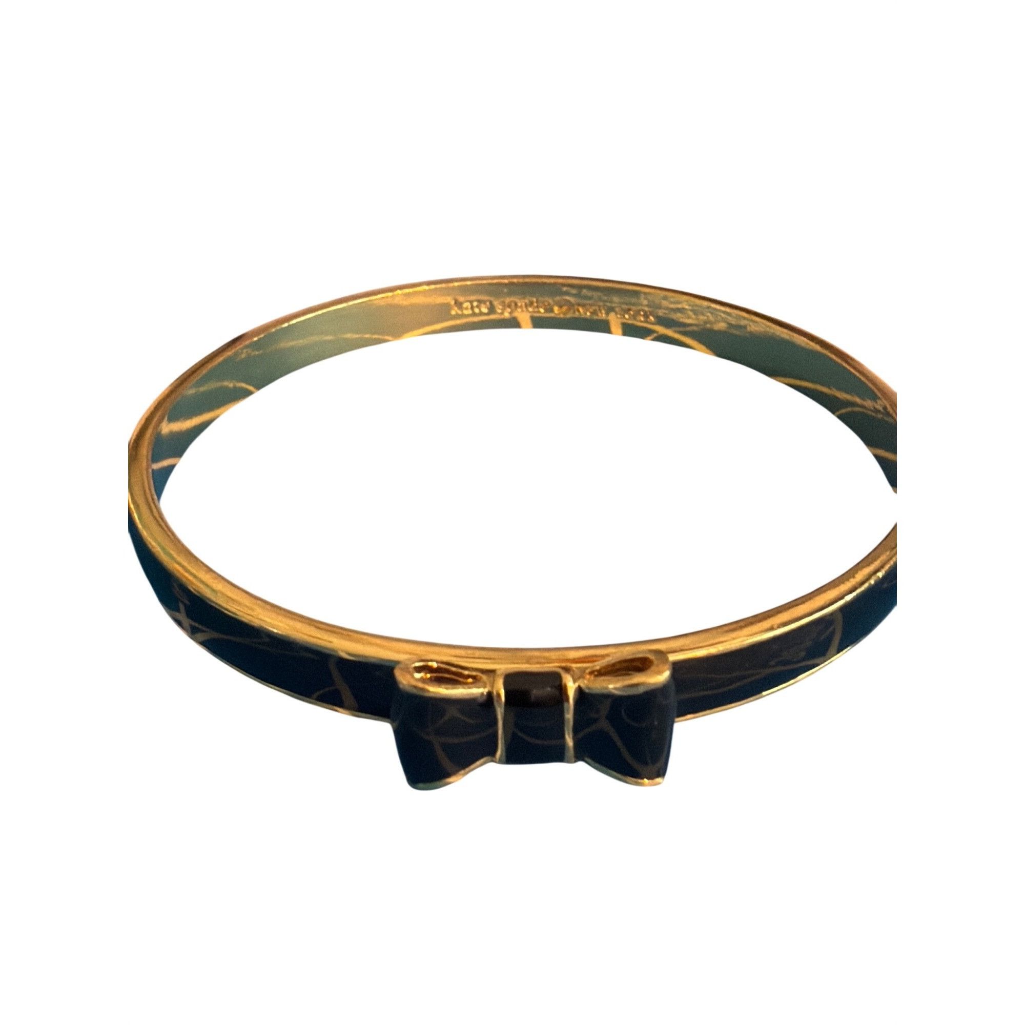 Kate Spade Kate Spade New York Take A Bow Bangle Bracelet Gold Plated B Size ONE SIZE - 3 Thumbnail