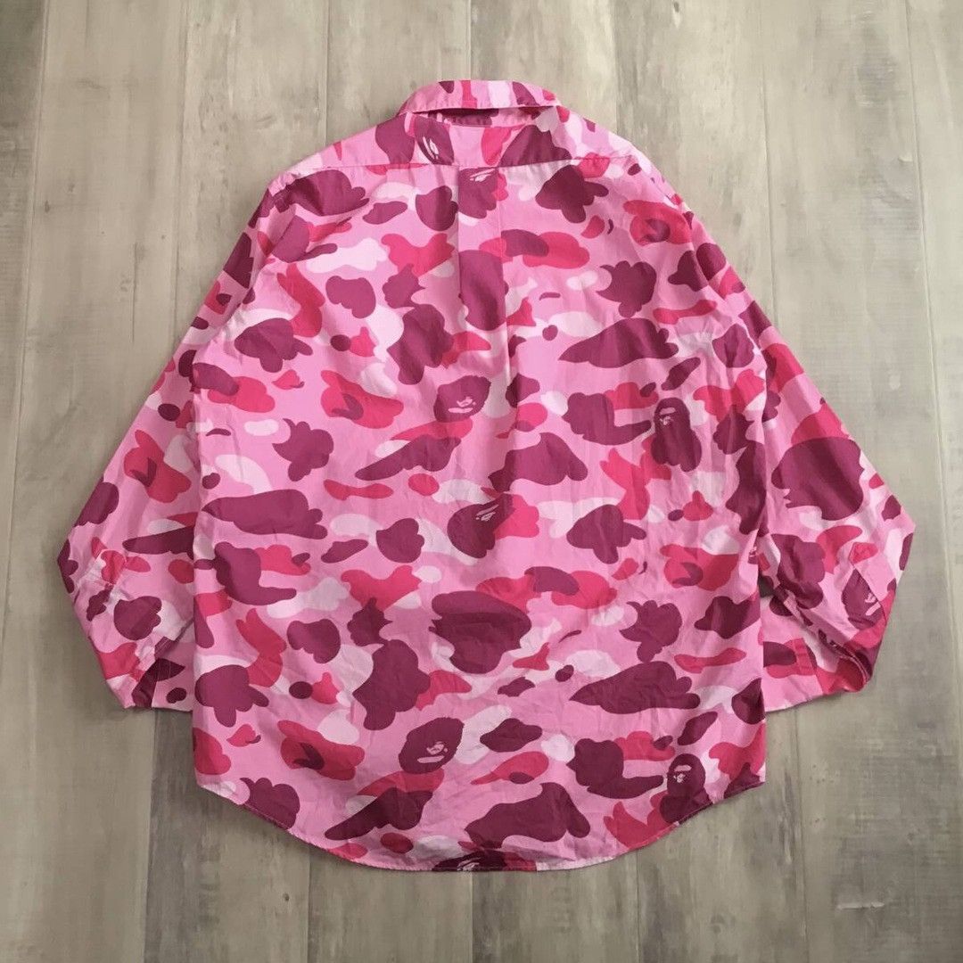 Bape 🔥Vintage🔥 BAPE Pink camo shirt a bathing ape NIGO Size US M / EU 48-50 / 2 - 2 Thumbnail