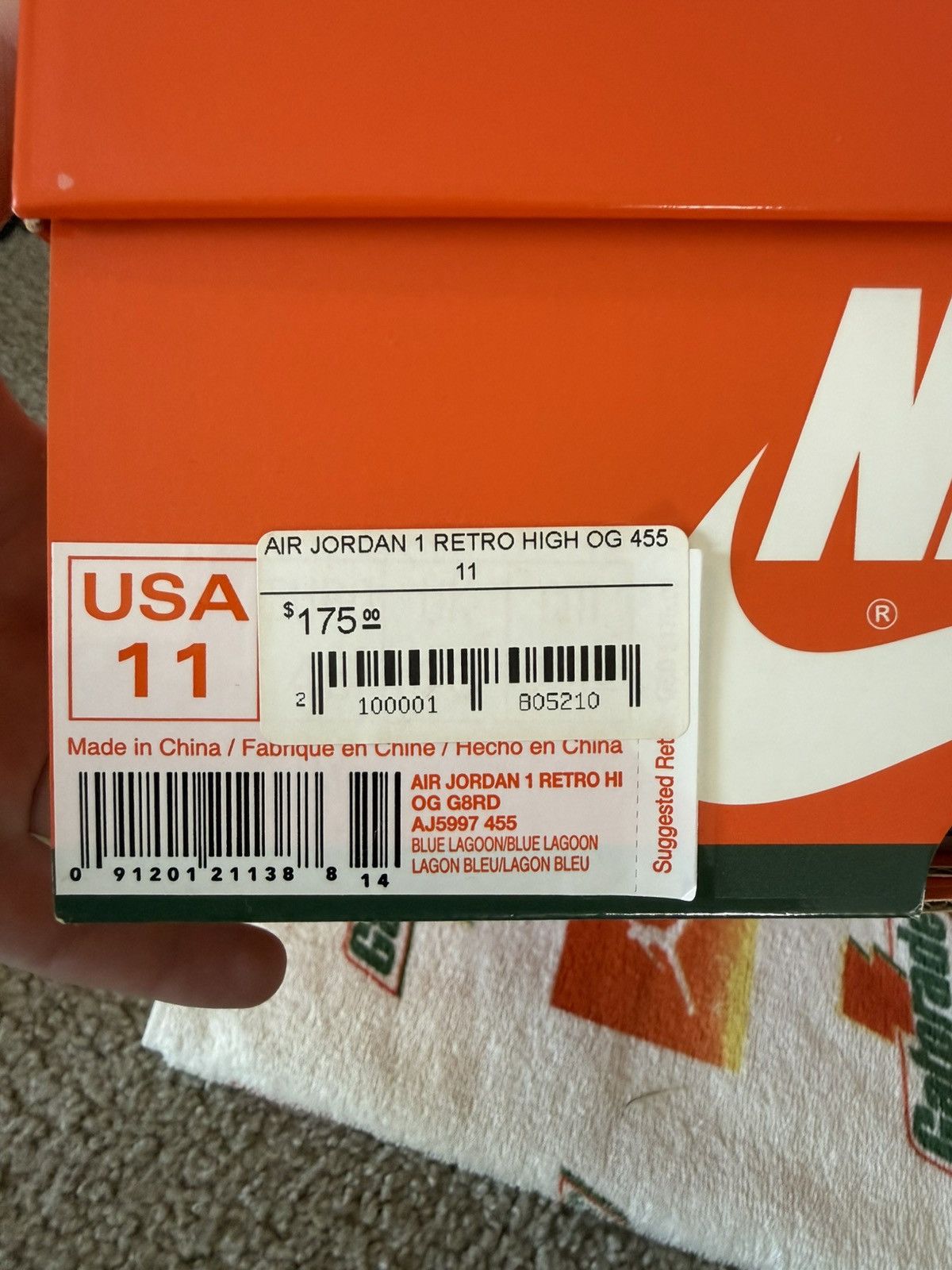 Gatorade × Jordan Brand Jordan 1 Size US 11 / EU 44 - 7 Thumbnail