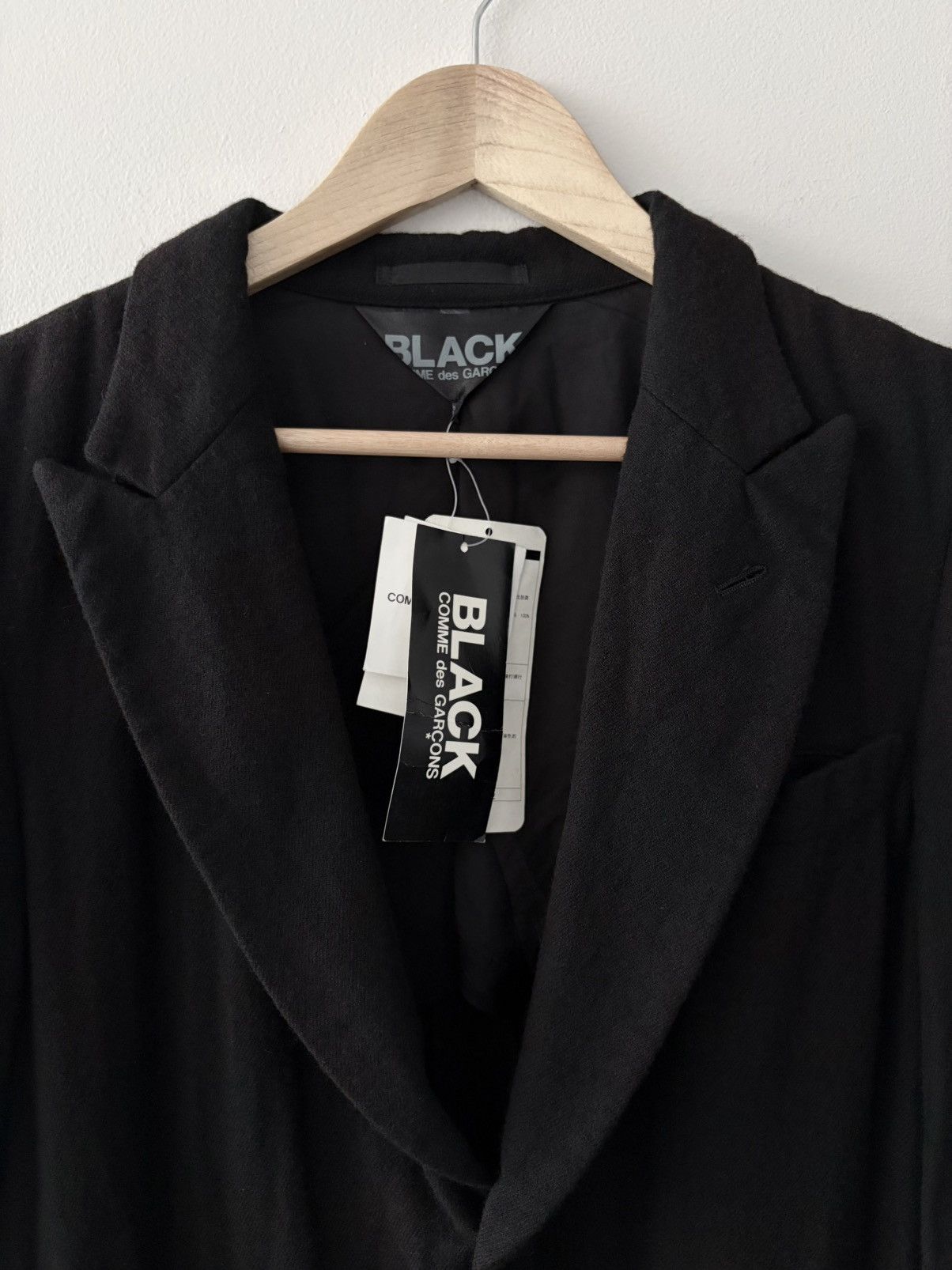 Comme des Garcons Black BLACK COMME des GARÇONS AD2010 Dip-Dye Tartan Wool Blazer Size US S / EU 44-46 / 1 - 4 Thumbnail