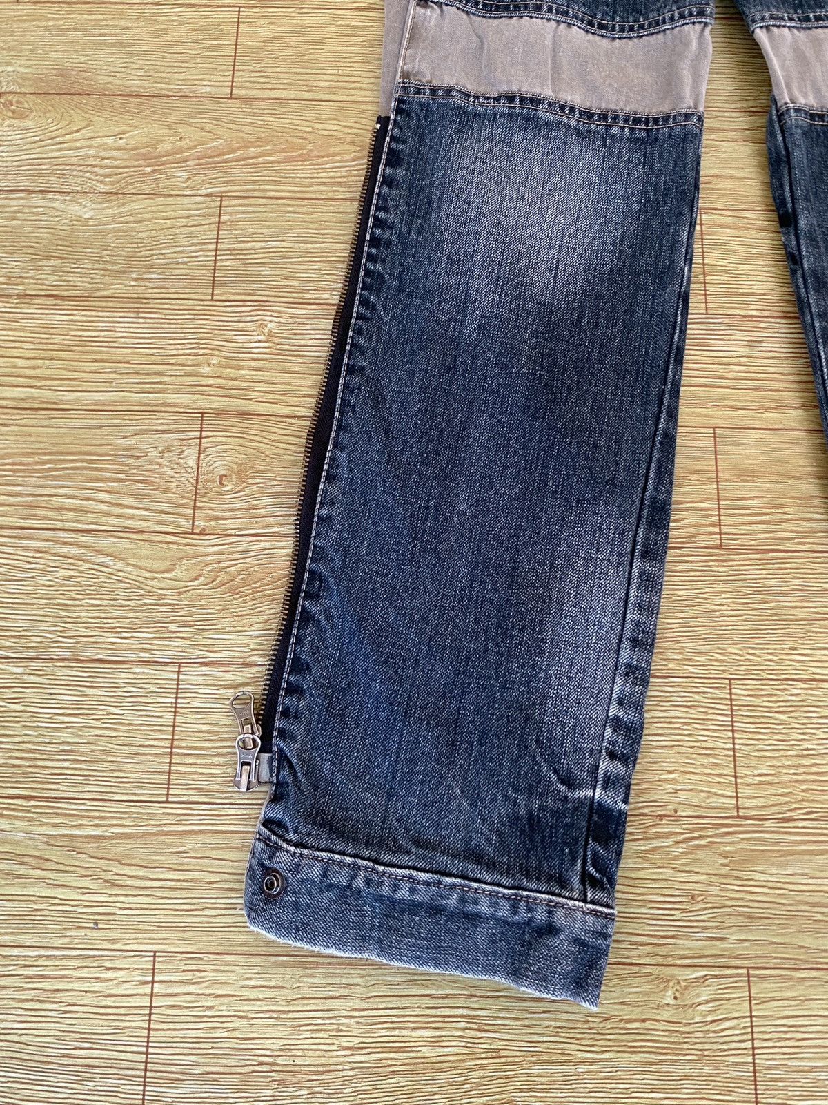 PPFM Very Rare Vintage Brand PPFM Tactical Bondage Jeans 1990s Size US 30 / EU 46 - 7 Thumbnail