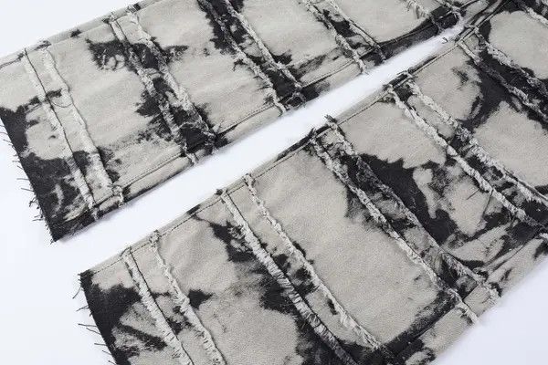 Vintage VIBE tie dye ripped jeans Size US 34 / EU 50 - 6 Thumbnail
