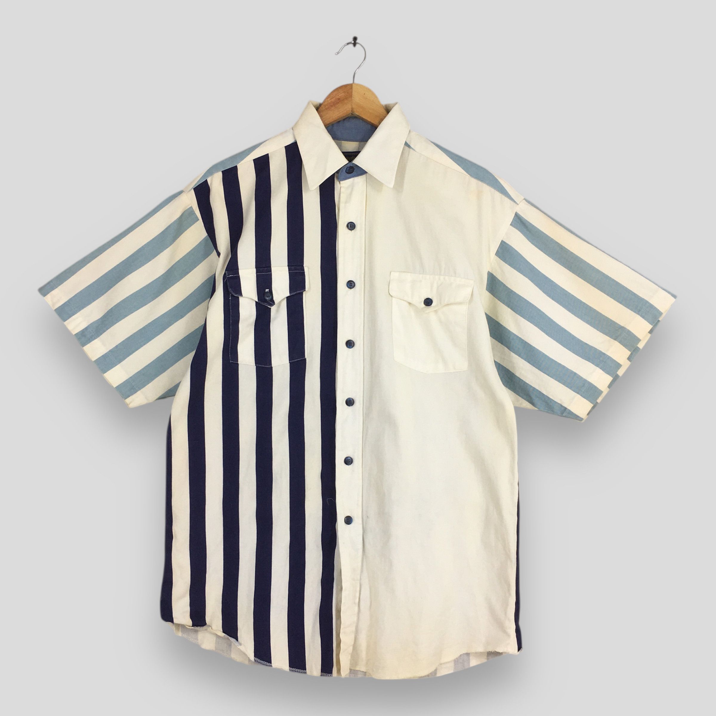 Vintage Vintage 1980s Panhandle Slim Stripes Western Shirt M Size US M / EU 48-50 / 2 - 1 Thumbnail